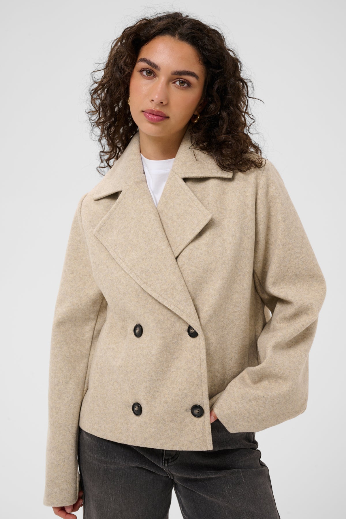 KAFFE Double Button Jacket