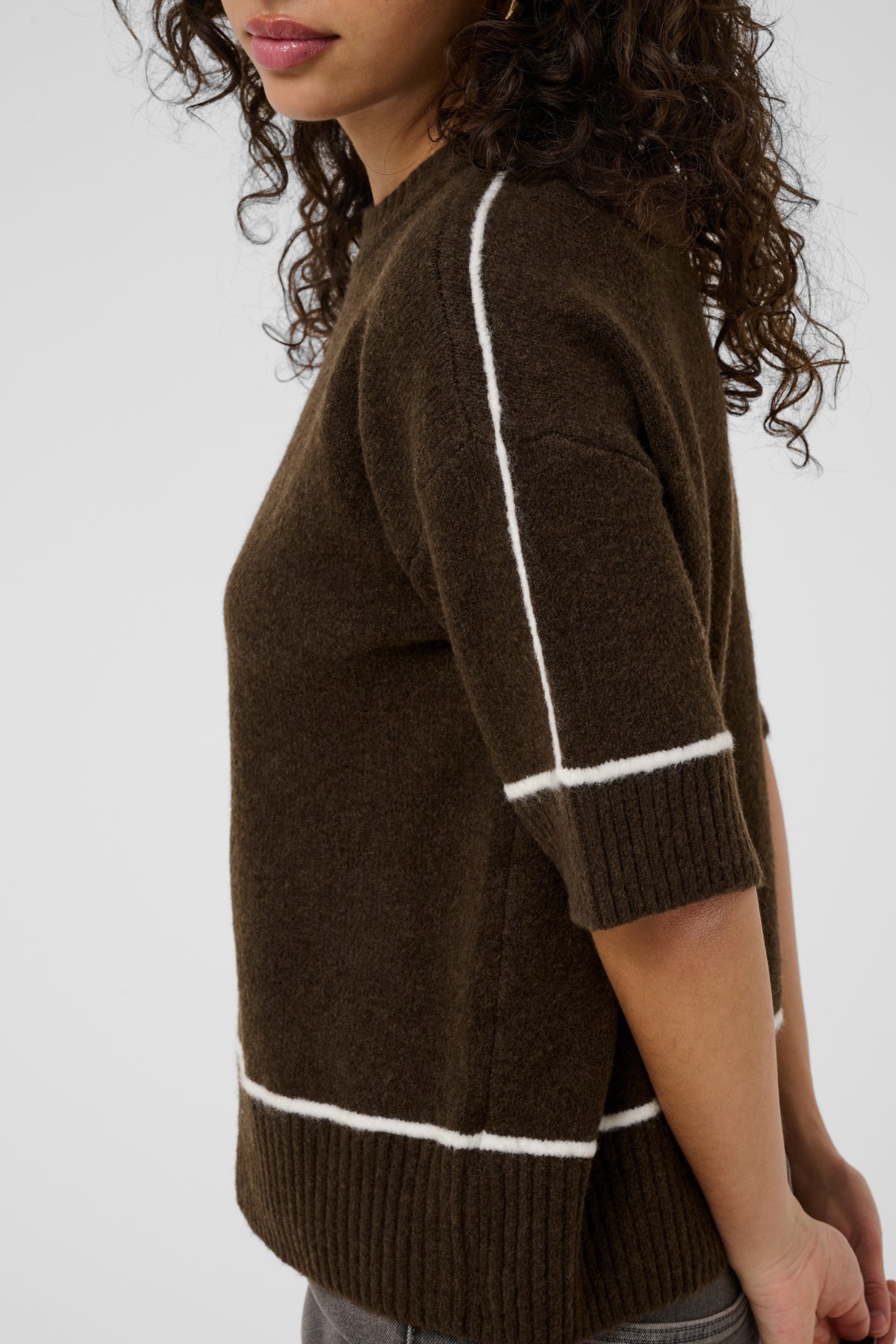 KAFFE Pipe Detail Knit