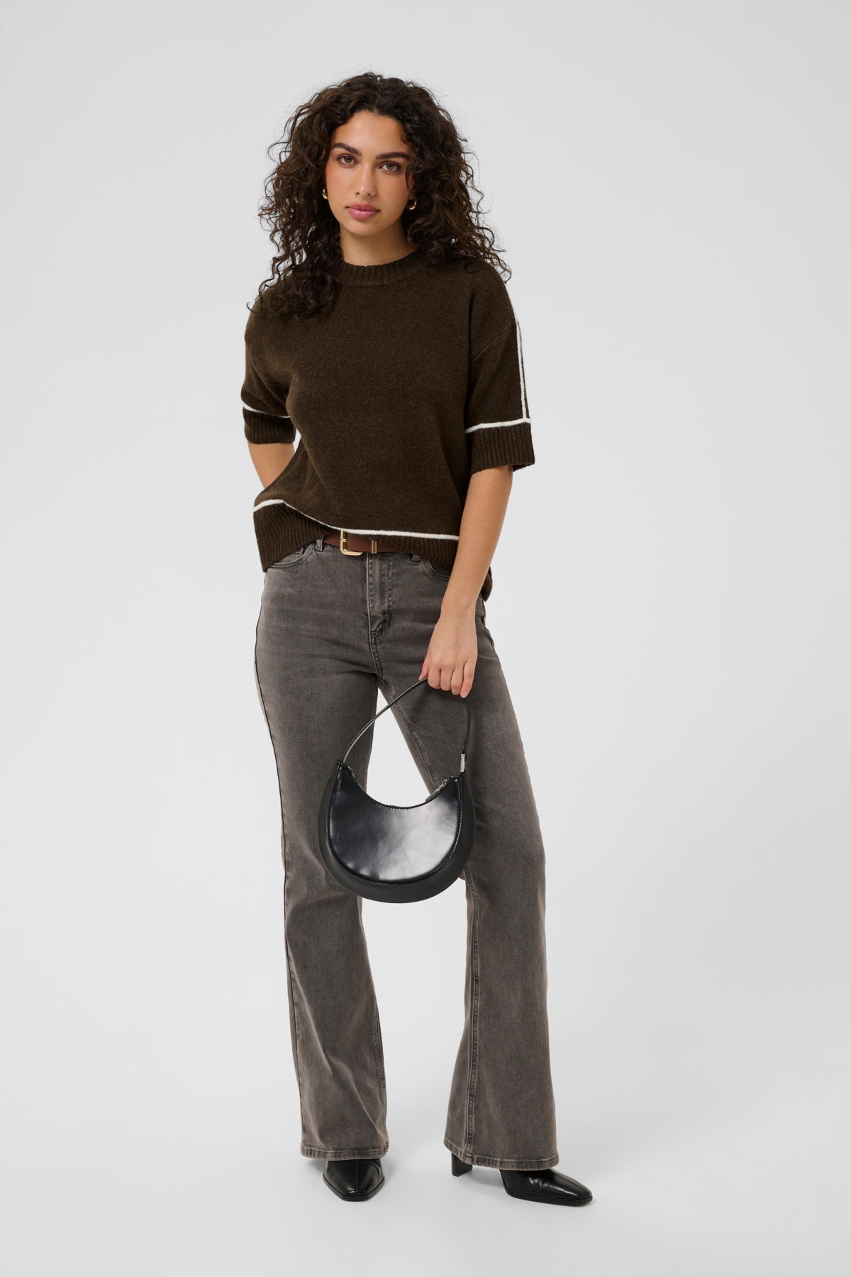 KAFFE Pipe Detail Knit
