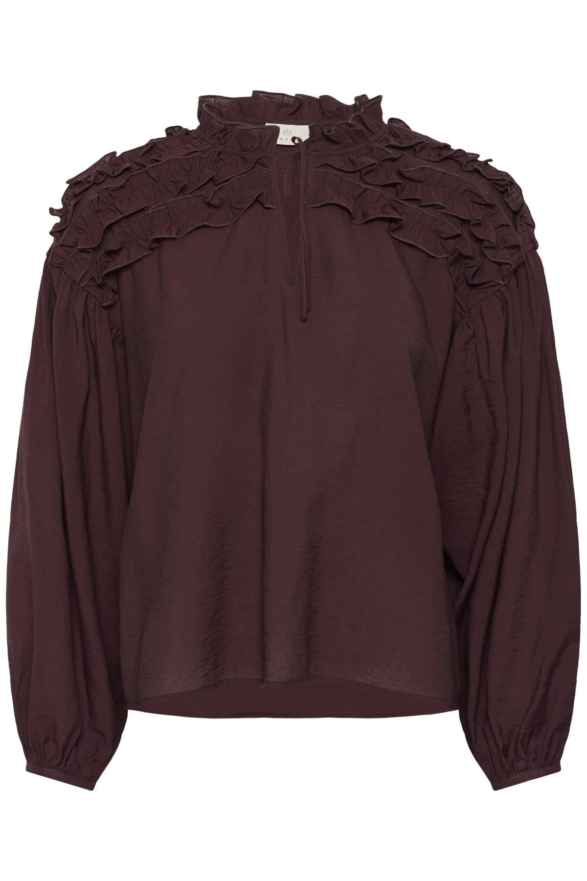KAFFE Ruffle Blouse