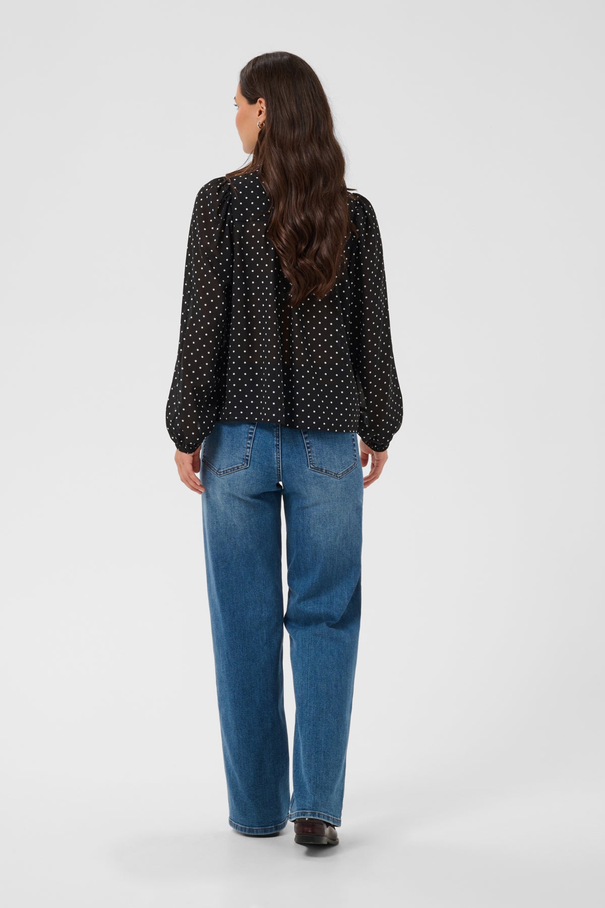 KAFFE Polka Dot Blouse
