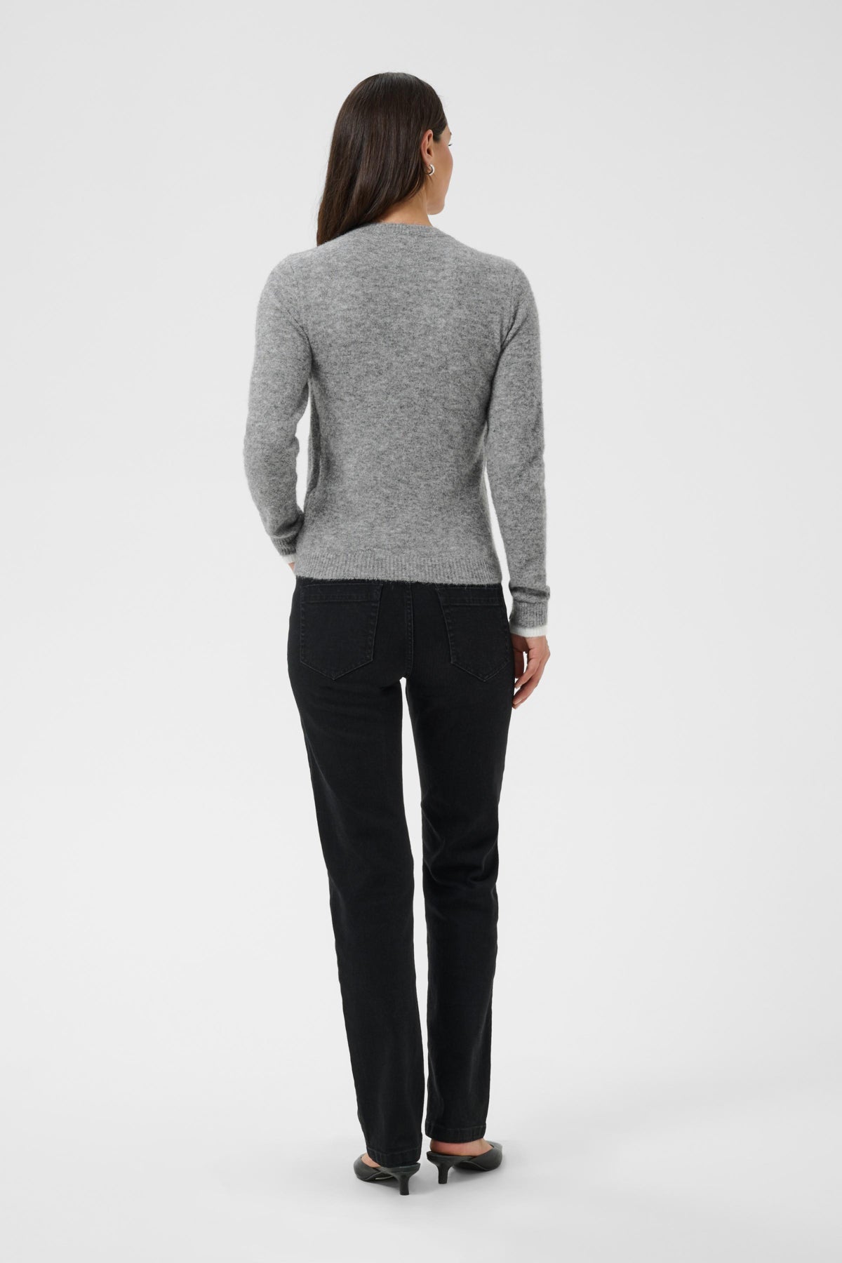KAFFE Mock Insert Knit