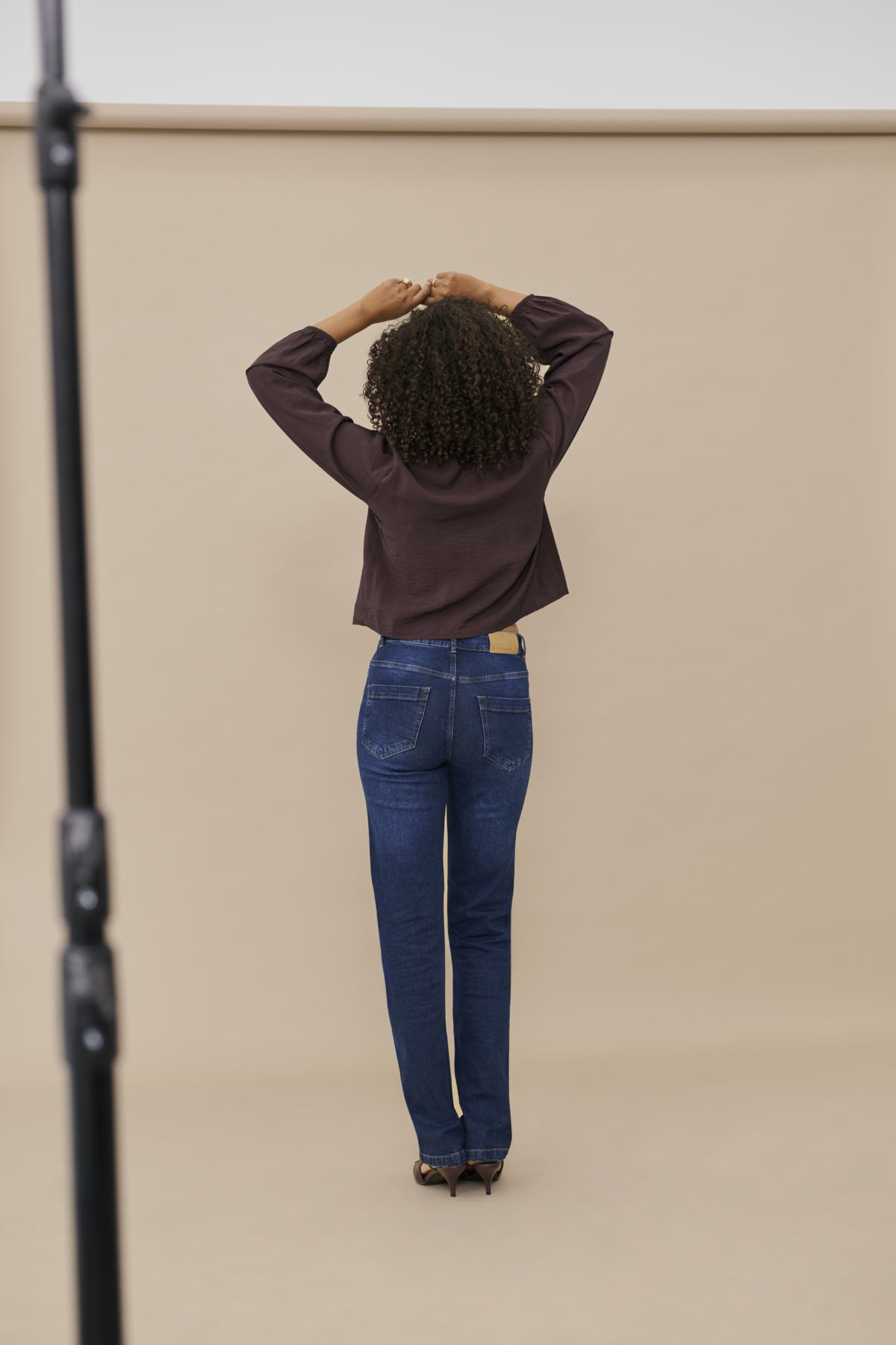KAFFE Trim Front Blouse