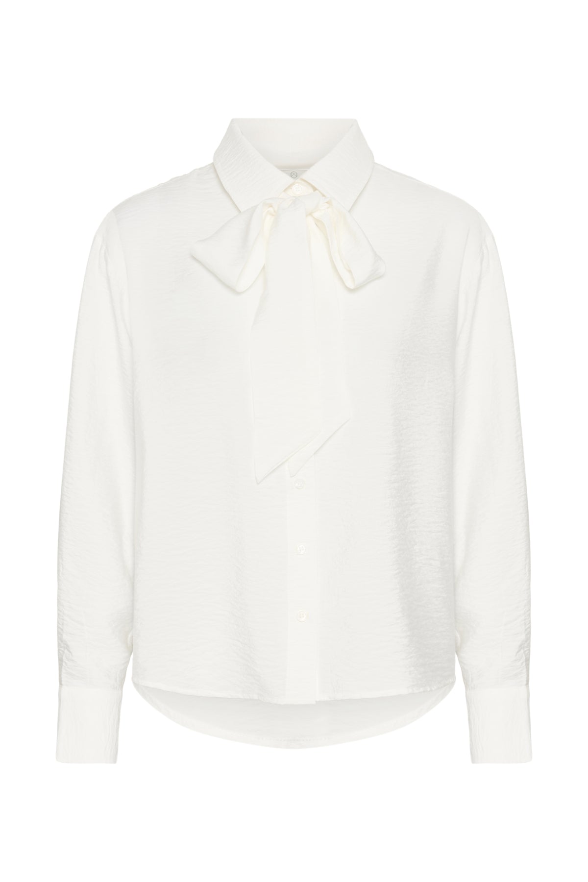 KAFFE detachable bow shirt