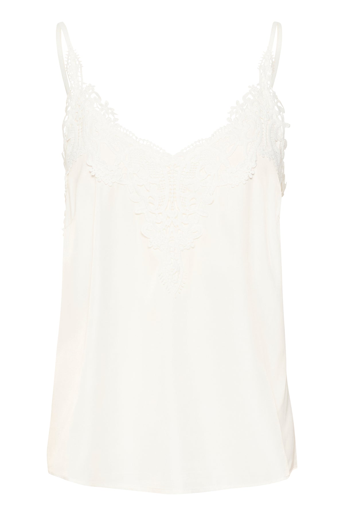 CREAM Lace Front Cami