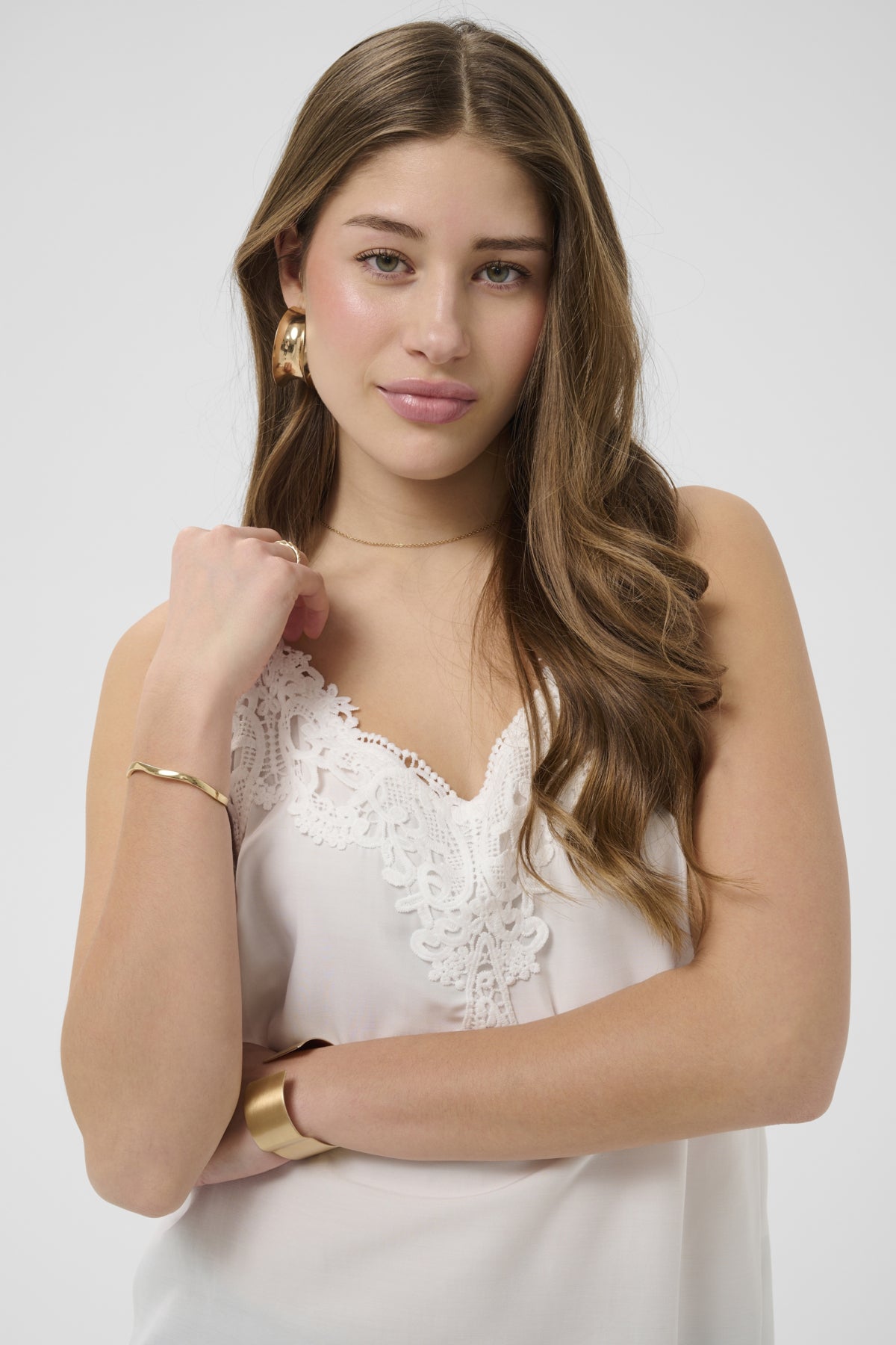 Cream Lace Cami