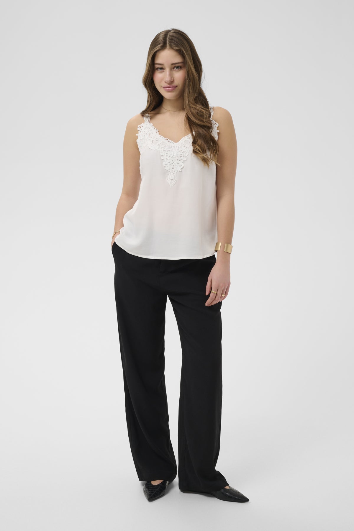 Cream Lace Cami