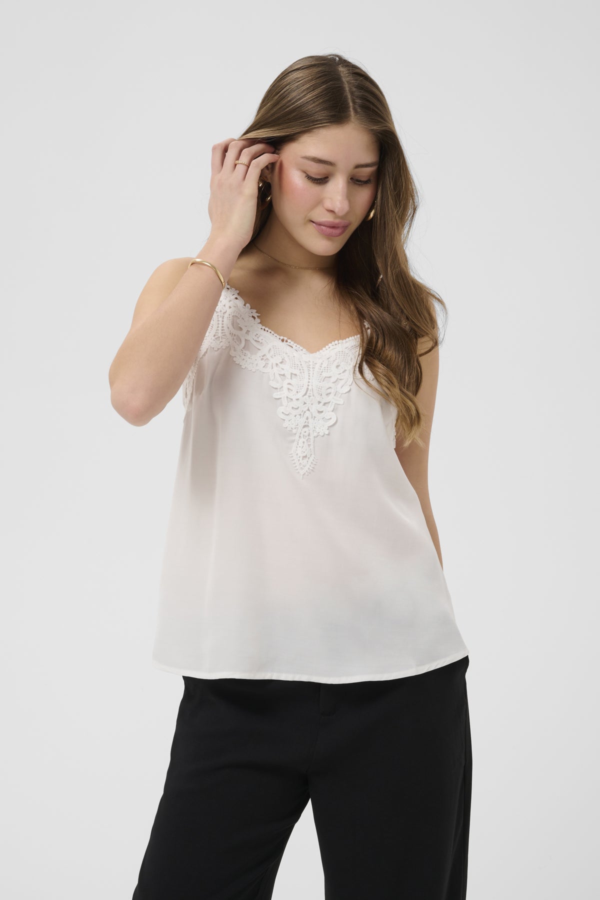 Cream Lace Cami