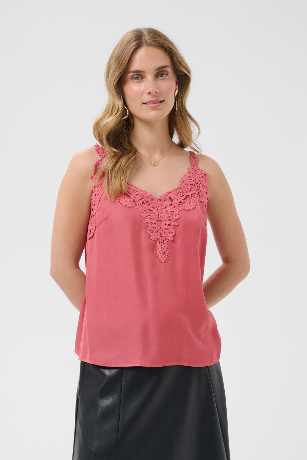 Cream Lace Cami