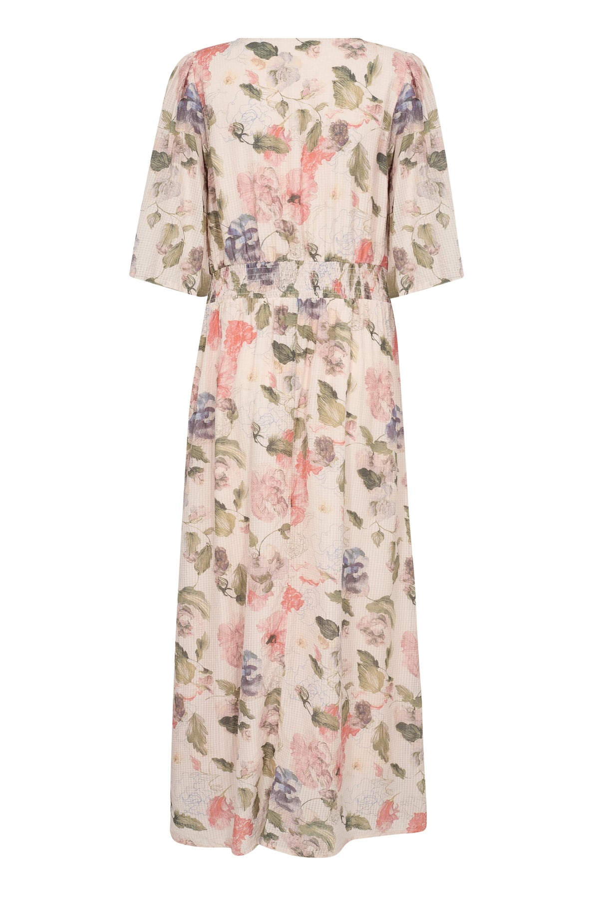 CREAM Floral Long Dress โ Choice Boutique