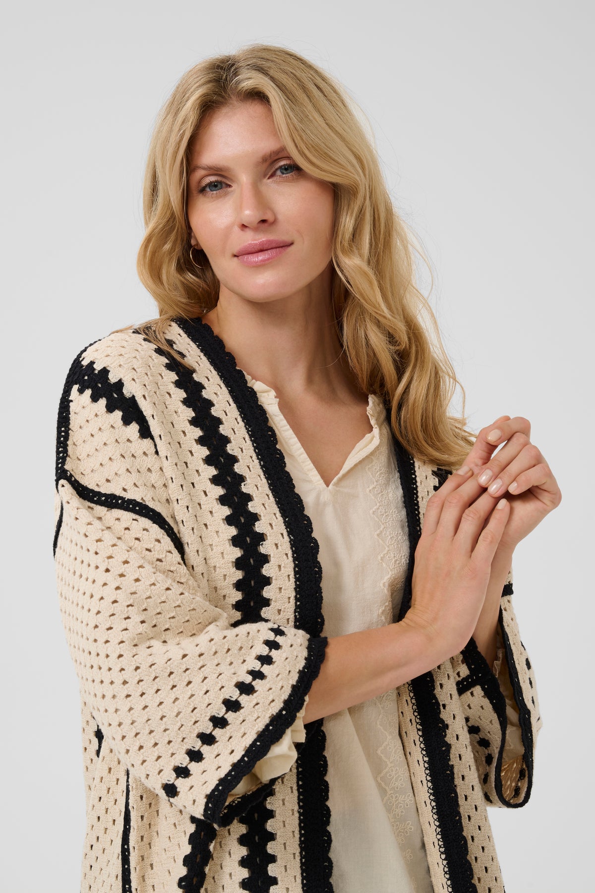 CREAM Crochet Jacket