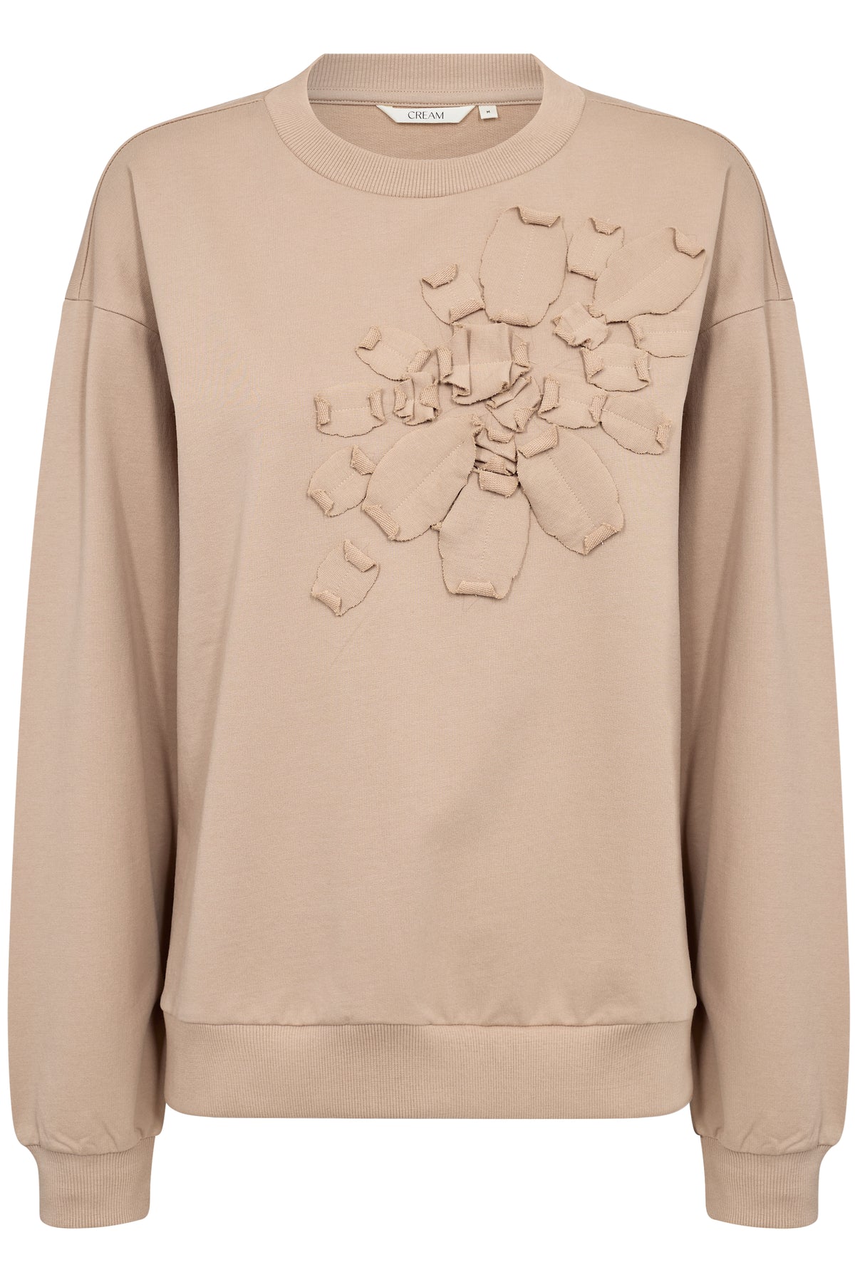 CREAM Applique Sweater