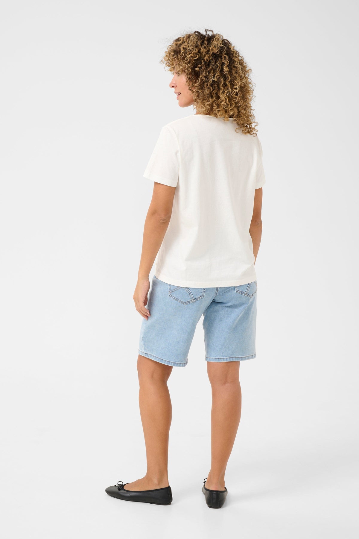 CREAM Flower Pot Print T-Shirt