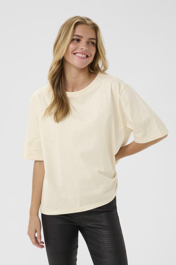 CREAM Stud Detail T-Shirt