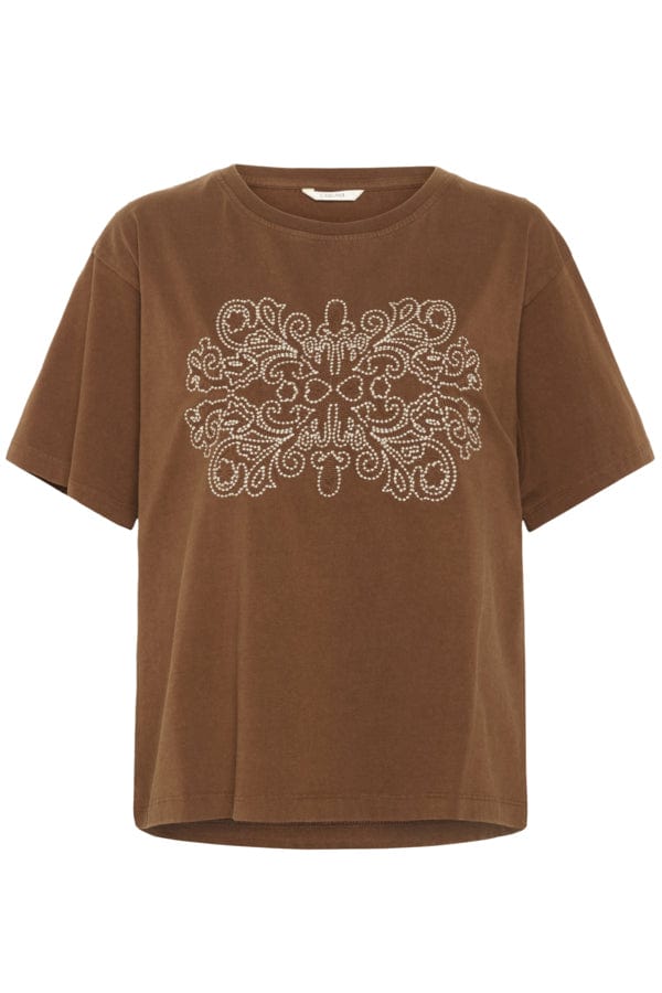 CREAM Applique Detail T-shirt