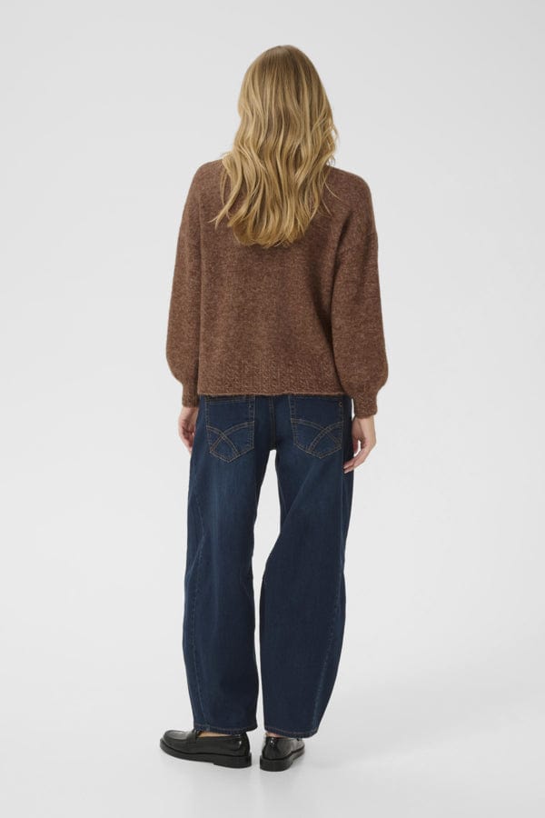 CREAM Cable Two Button Cardigan