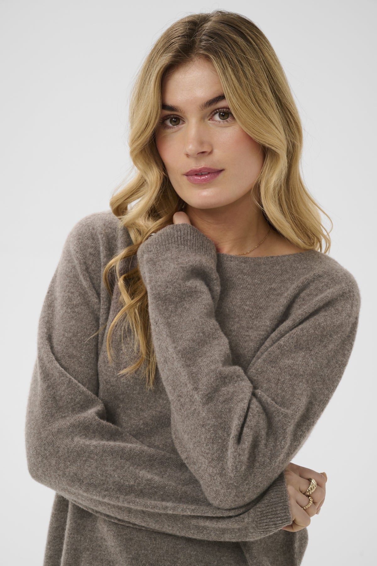 Cream Lambswool Sweater