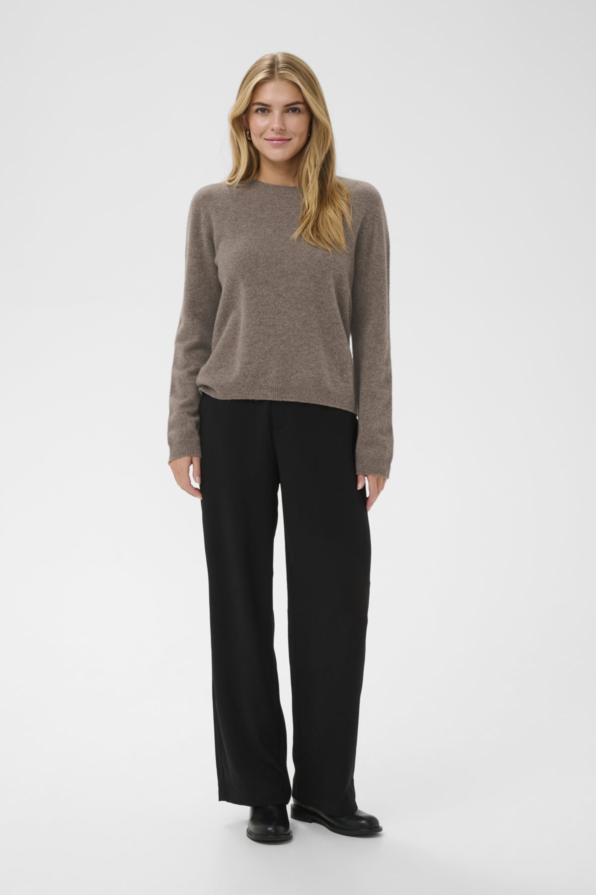 Cream Lambswool Sweater