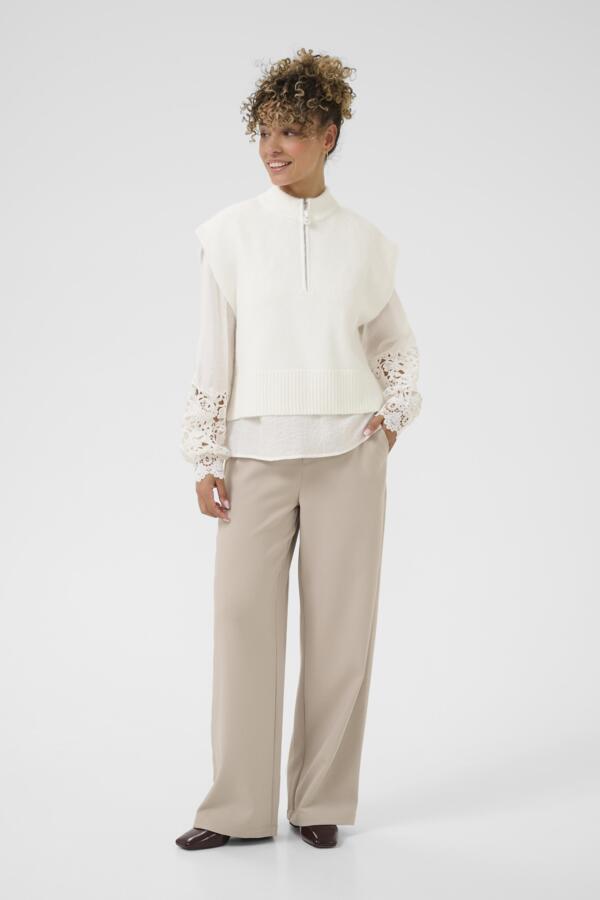 CREAM Pearl Detail Knit