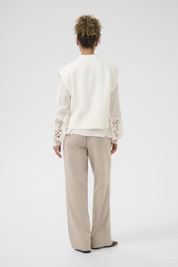CREAM Pearl Detail Knit