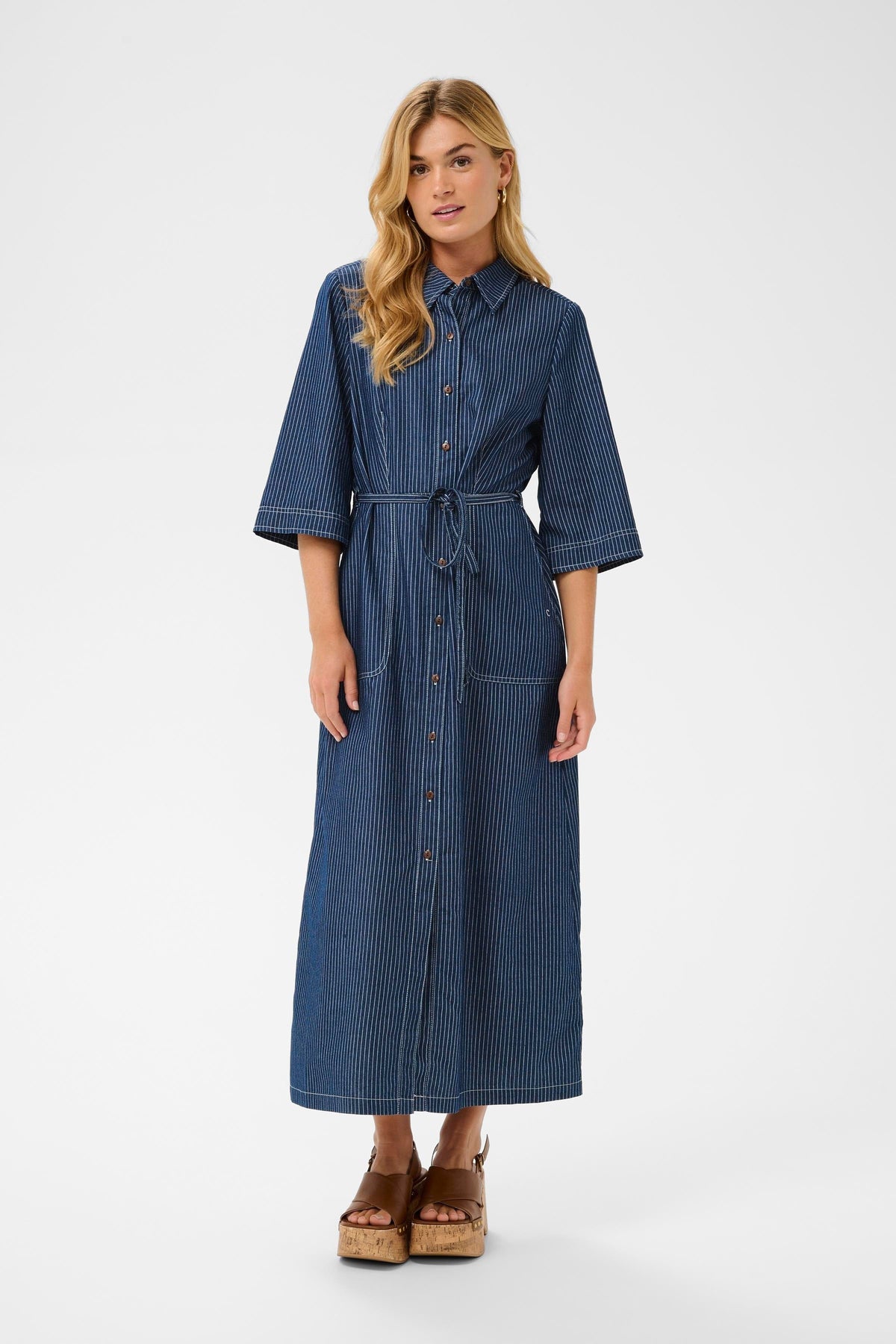 denim shirt dress pattern Denim Shirt Dress Sewing Pattern: Two Styles, Sizes 4-16 US, 34-46 EU (PDF Pattern)