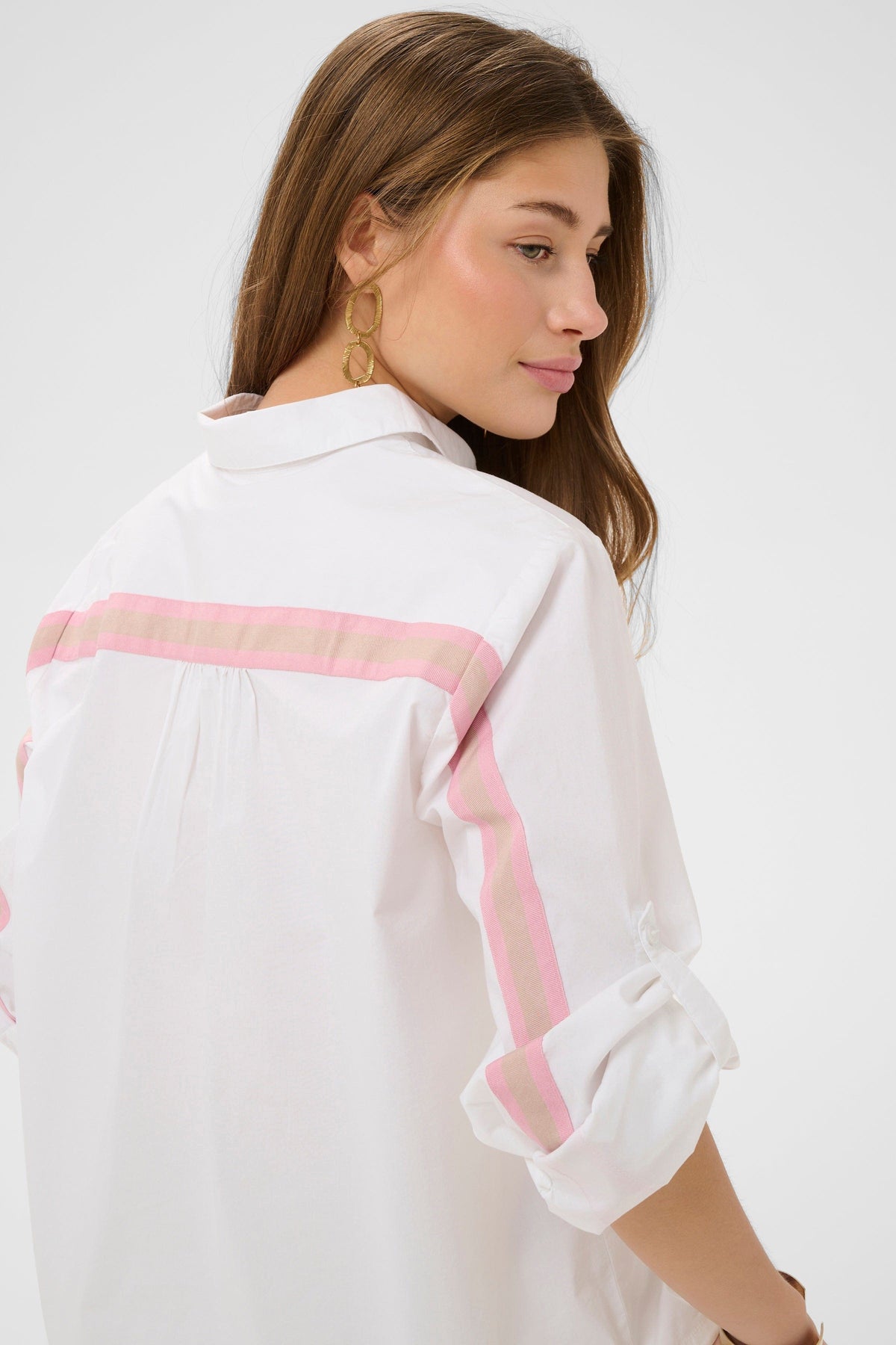 CREAM Drawstring Detail Shirt