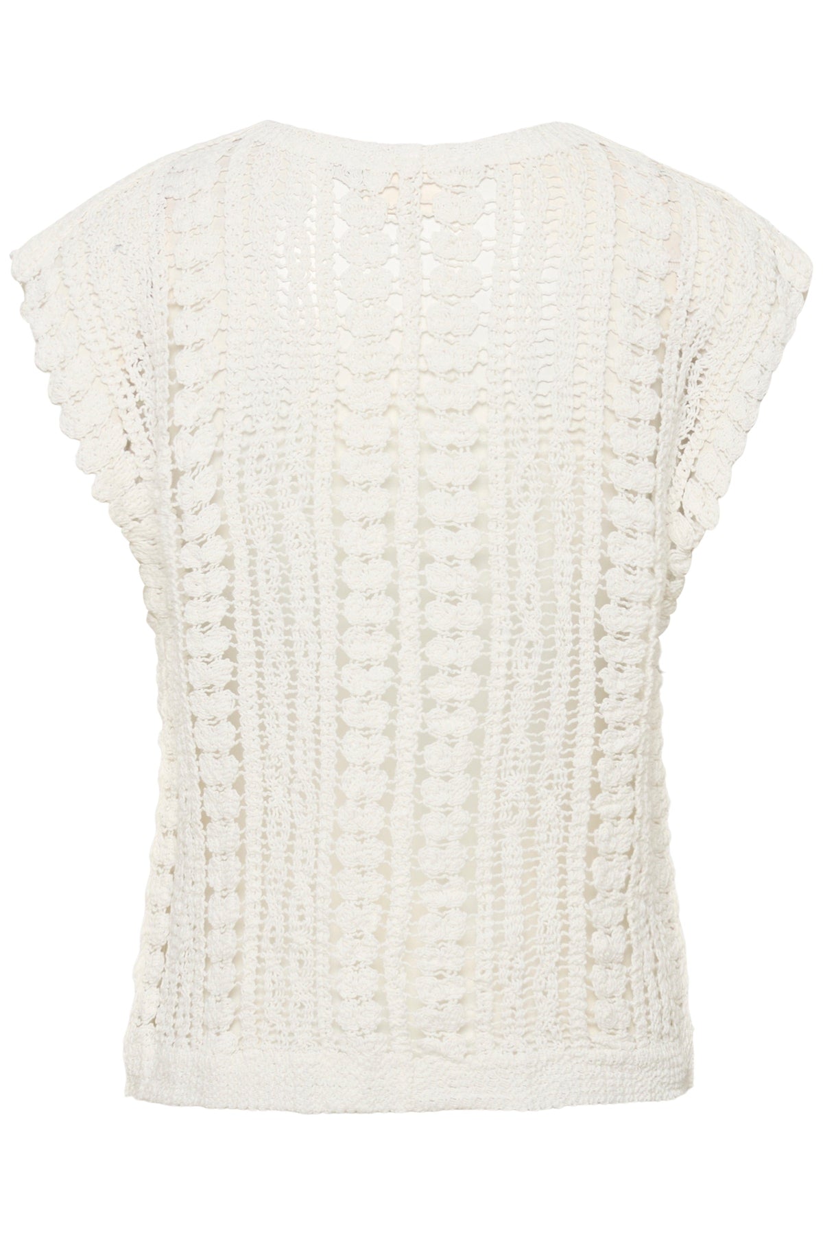 CREAM Crochet Slipover