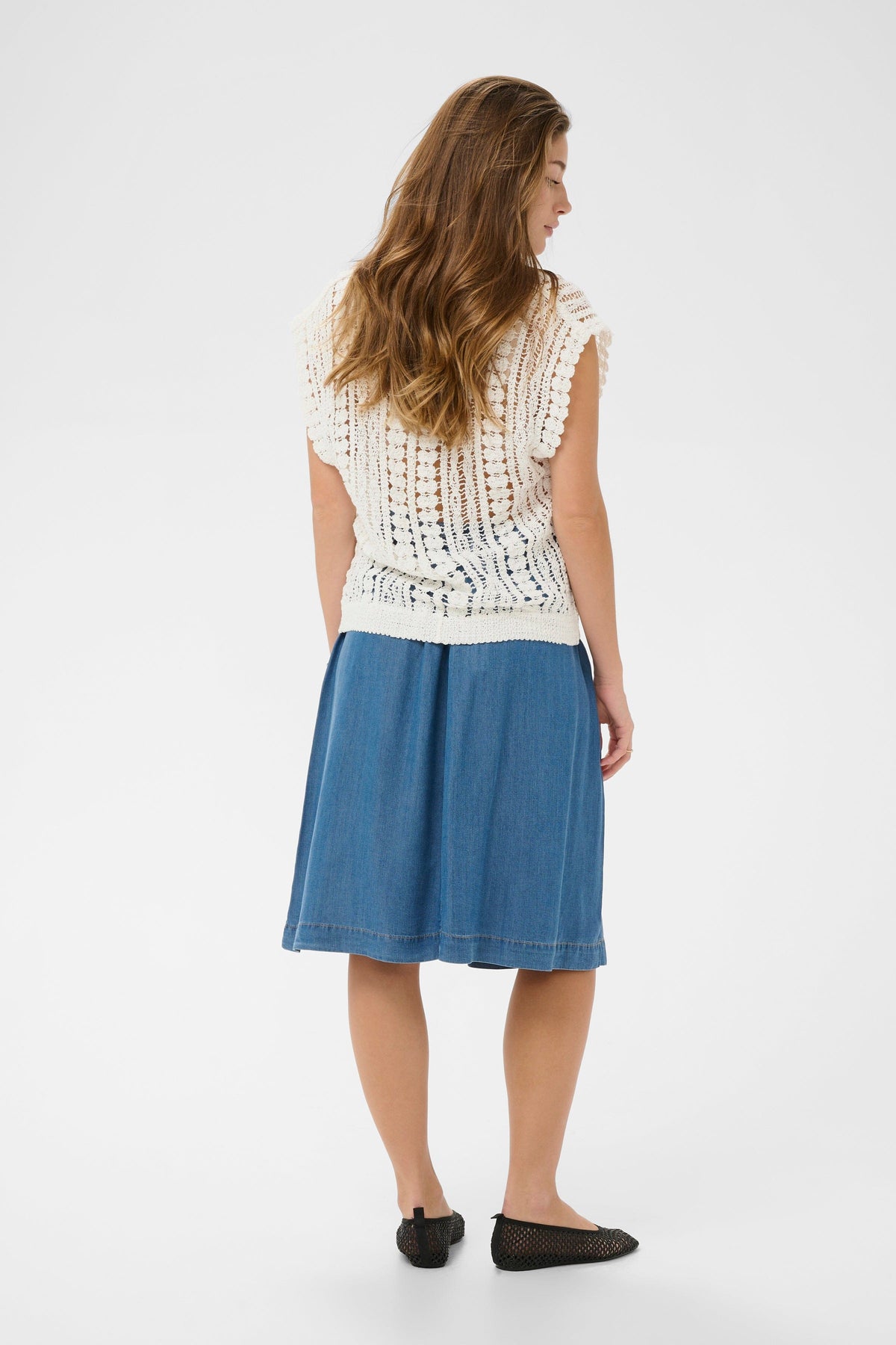 CREAM Crochet Slipover