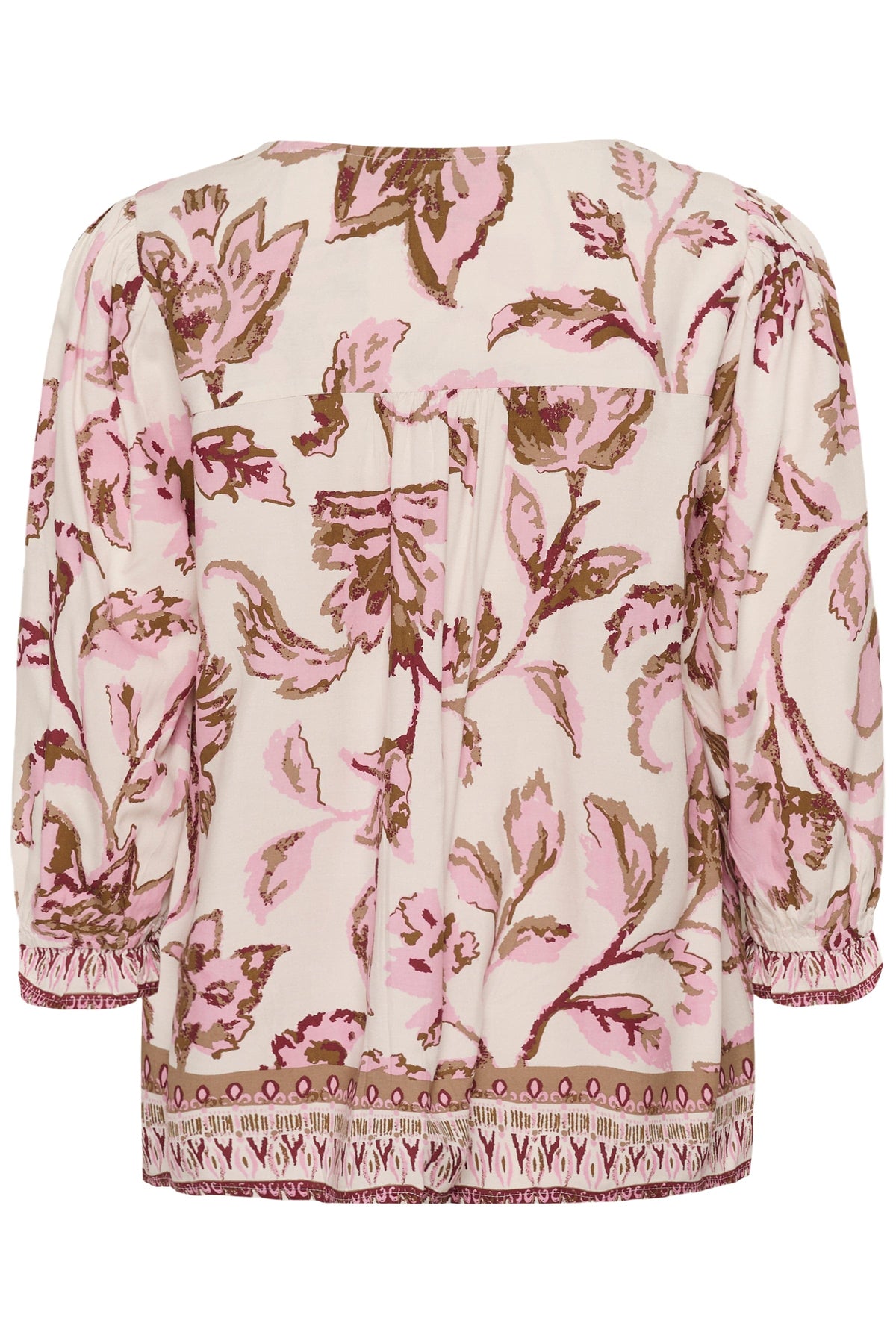 CREAM Boho Ruffle Blouse