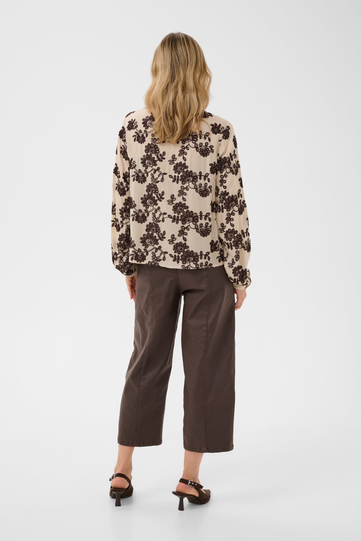 Cream Applique Top