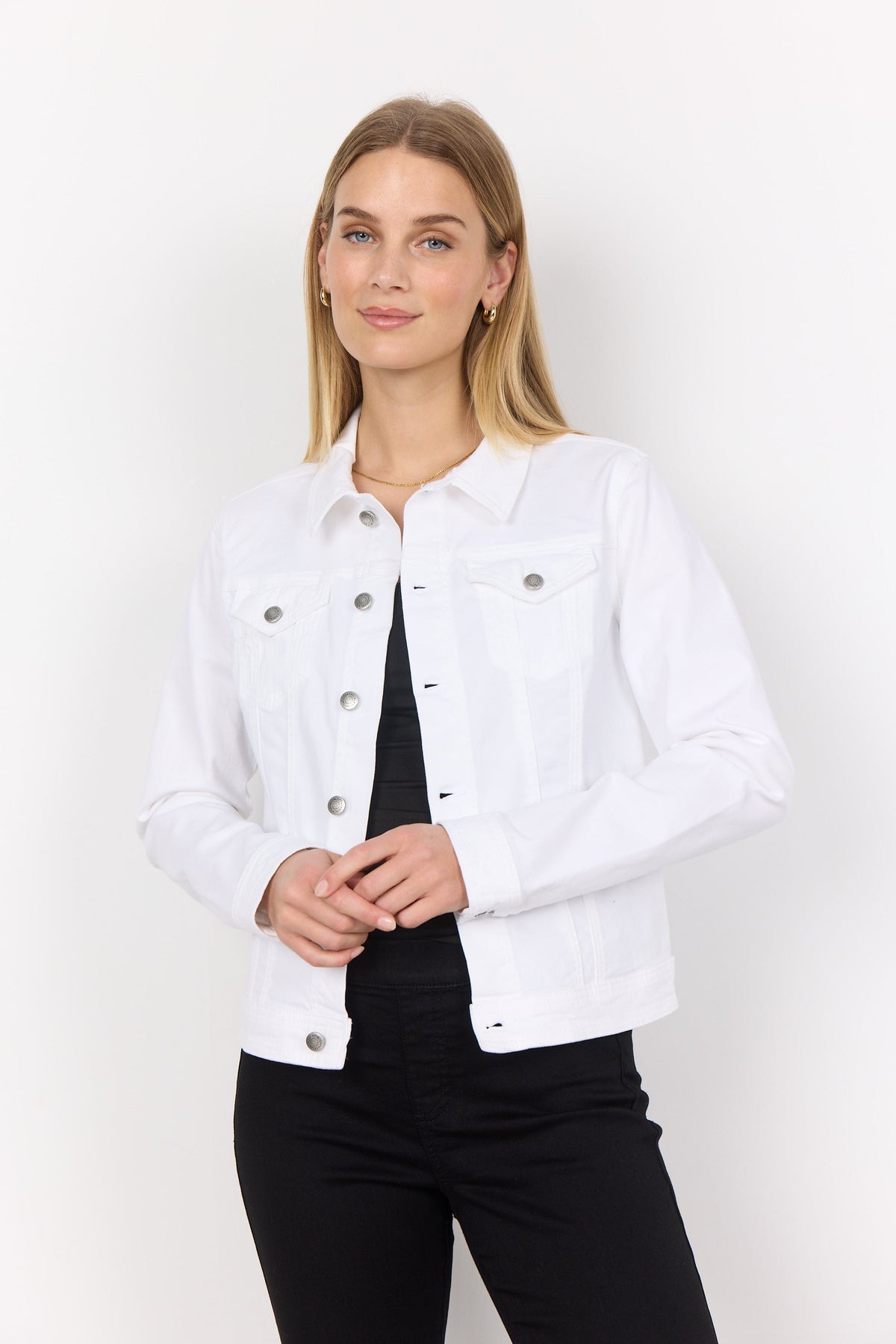 Soyaconcept Denim Fitted Jacket