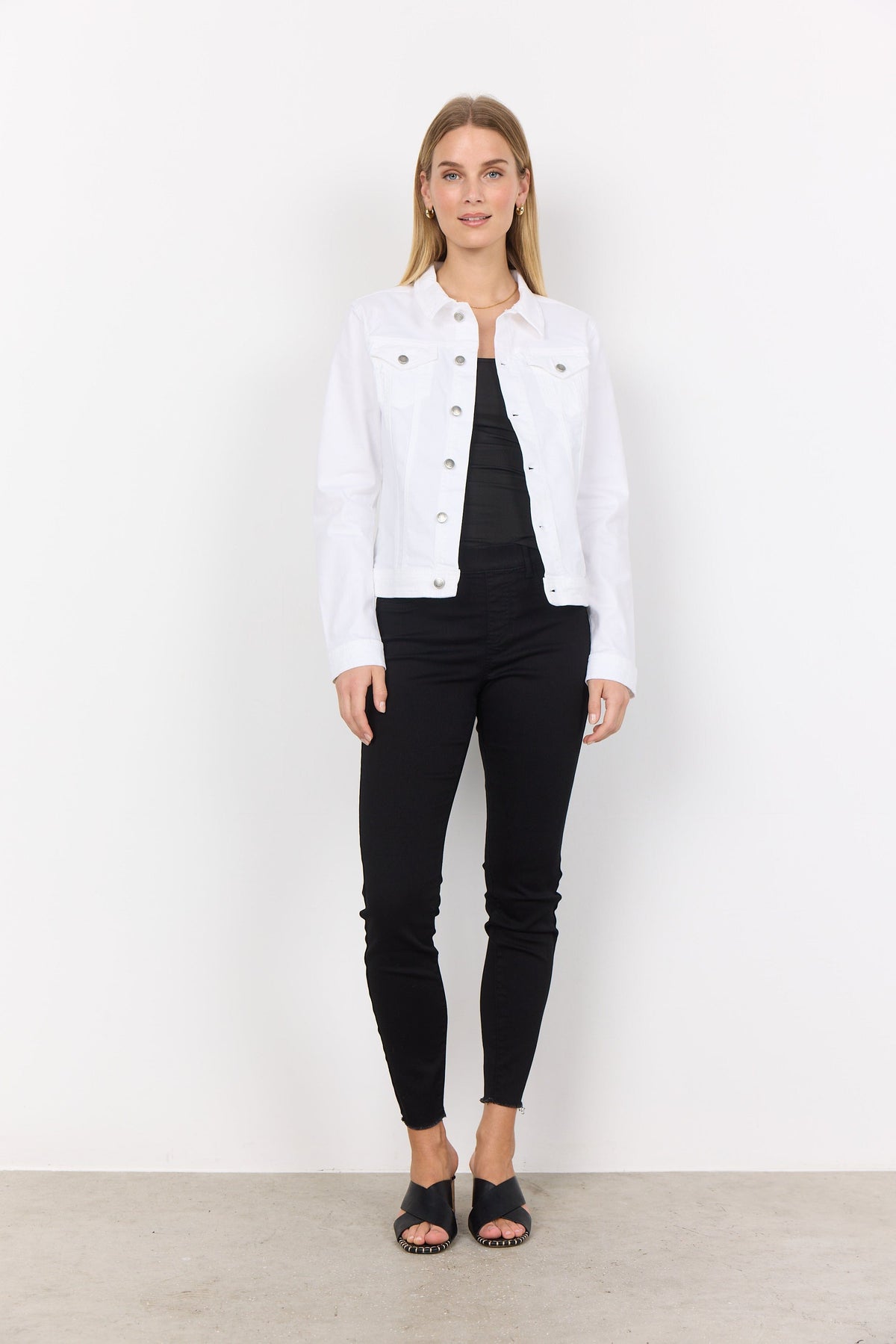 Soyaconcept Denim Fitted Jacket