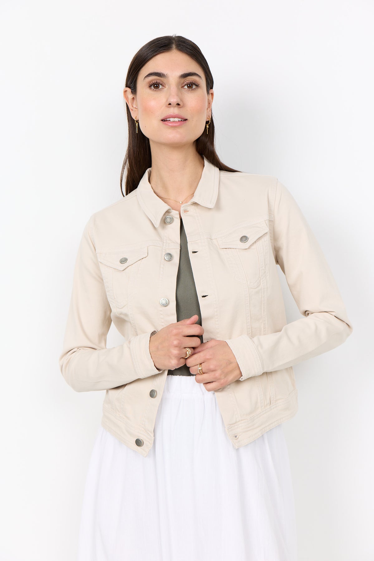 Soyaconcept Denim Fitted Jacket