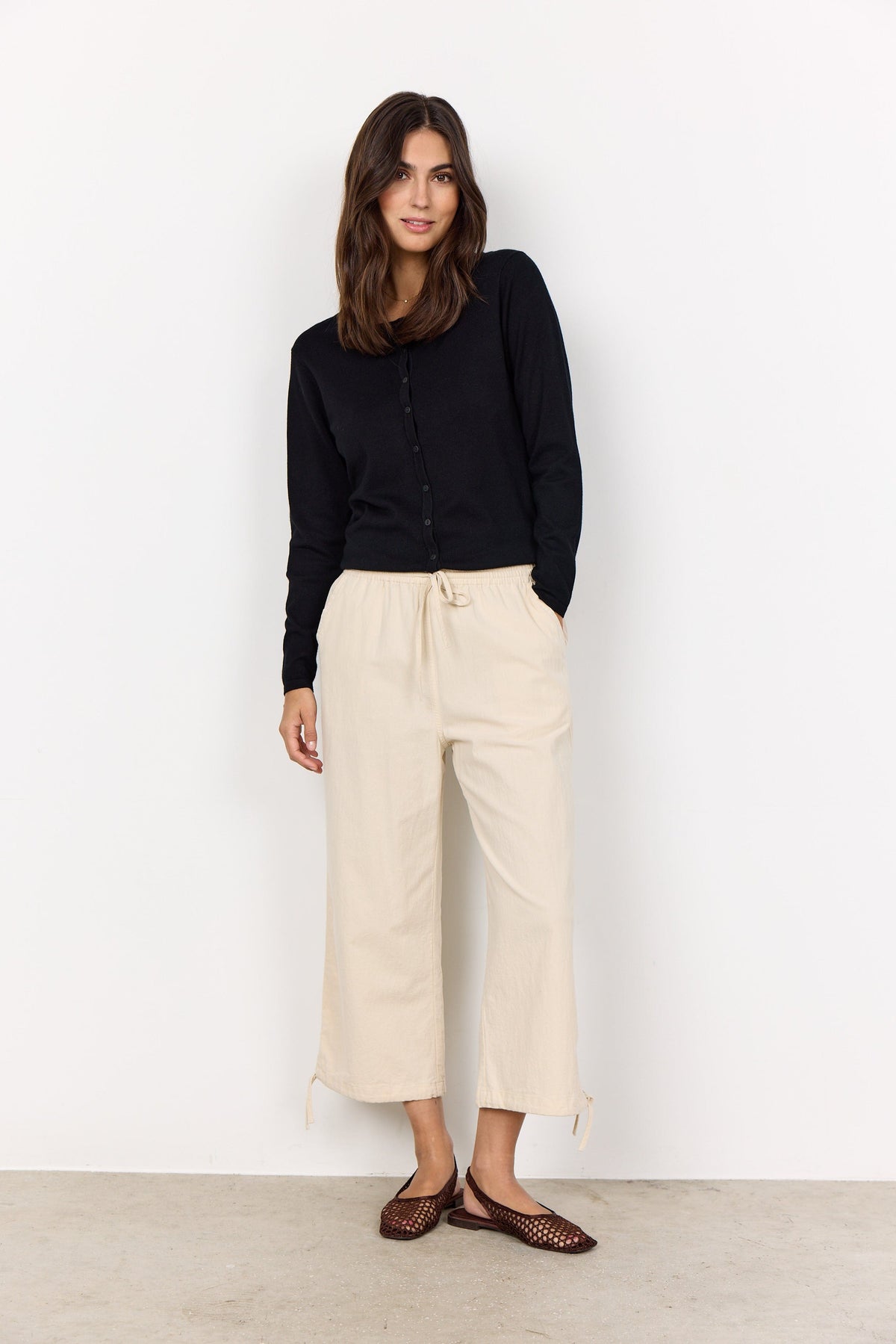 Soyaconcept Tie End Cotton Trouser