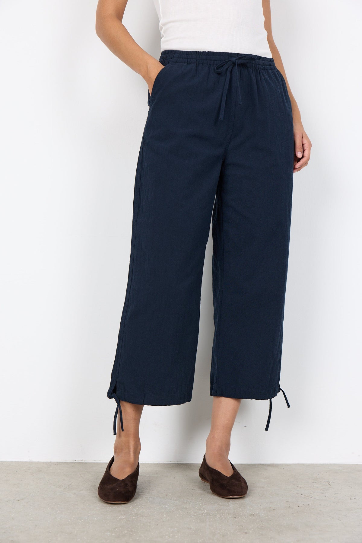 Soyaconcept Tie End Cotton Trouser