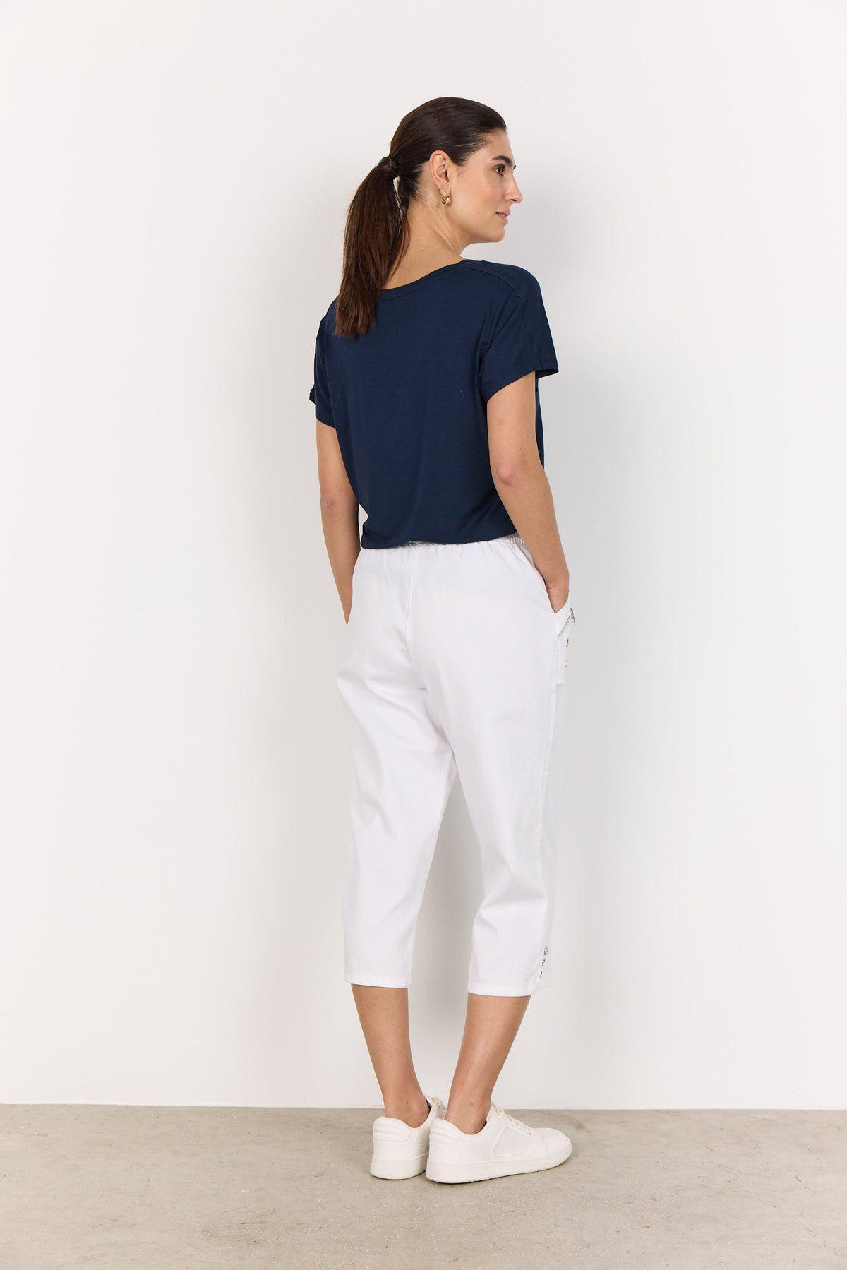 Soyaconcept Three Button Crop Trouser