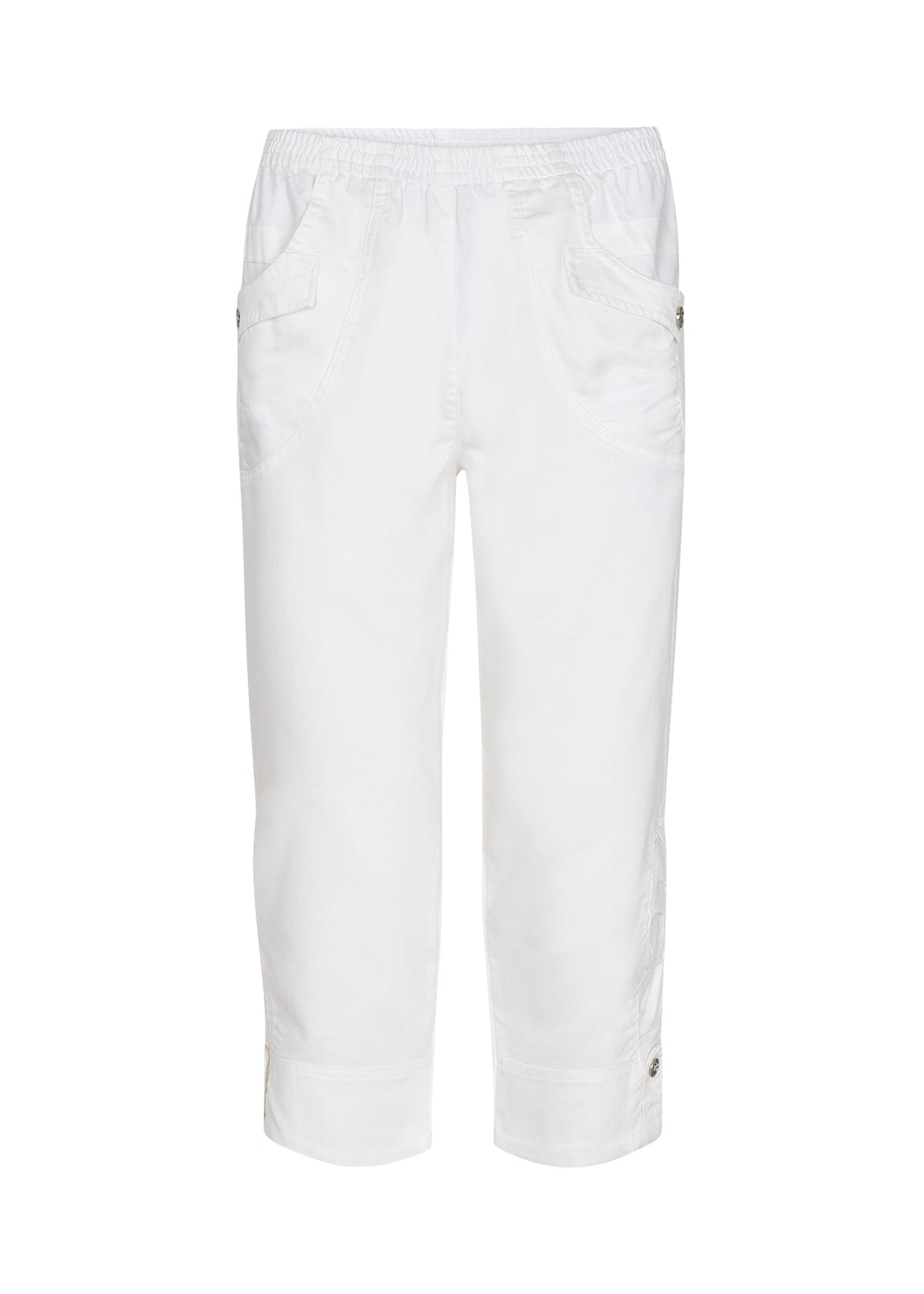 Soyaconcept Turn Up Button Crop Trouser