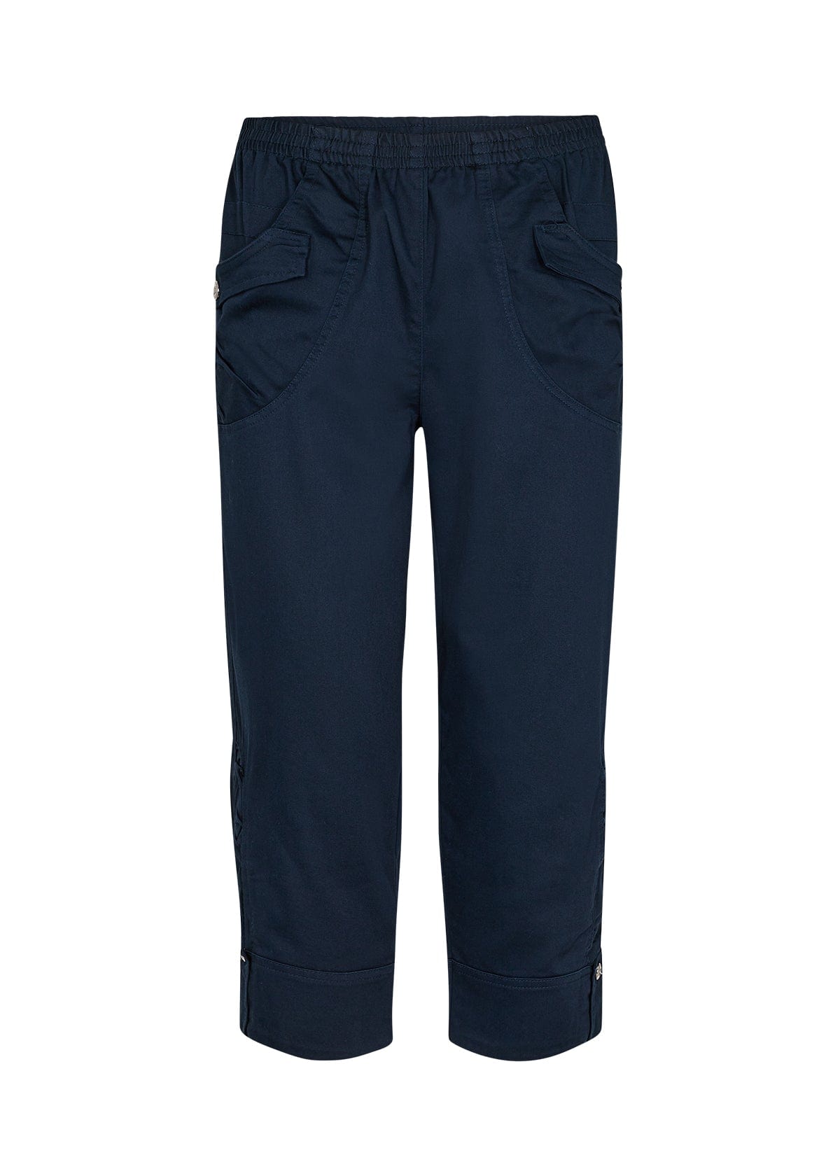 Soyaconcept Turn Up Button Crop Trouser