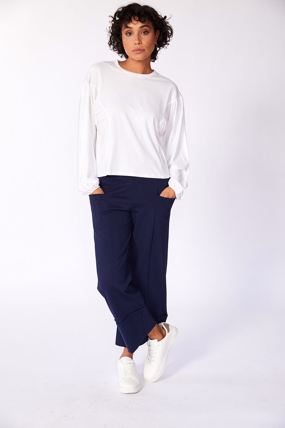 PERUZZI Wide Leg Crop Trouser