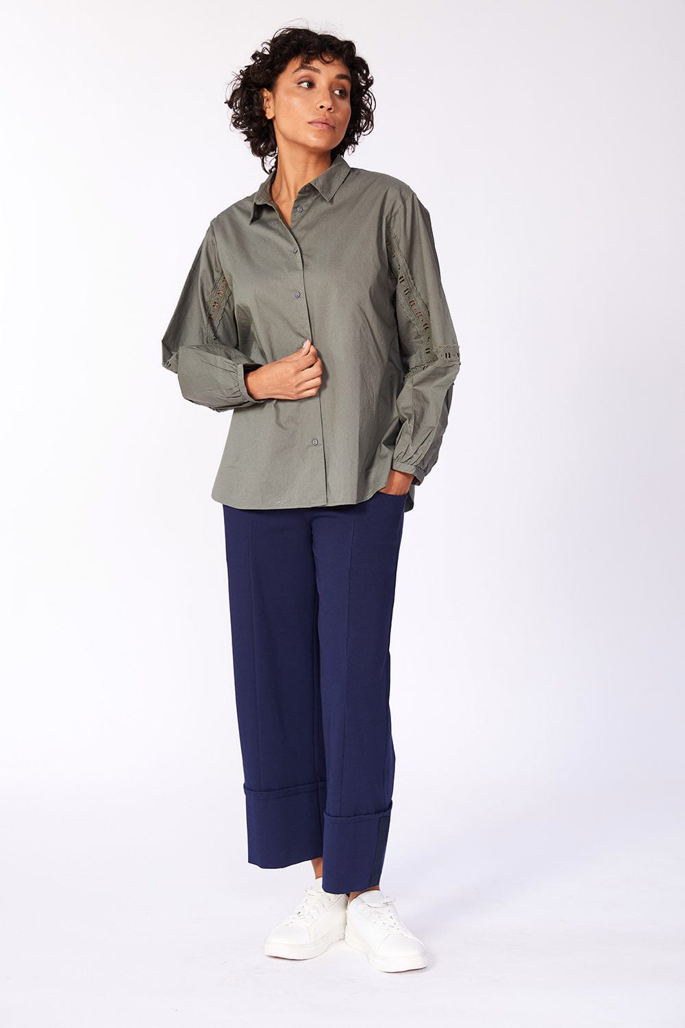 PERUZZI Wide Leg Crop Trouser