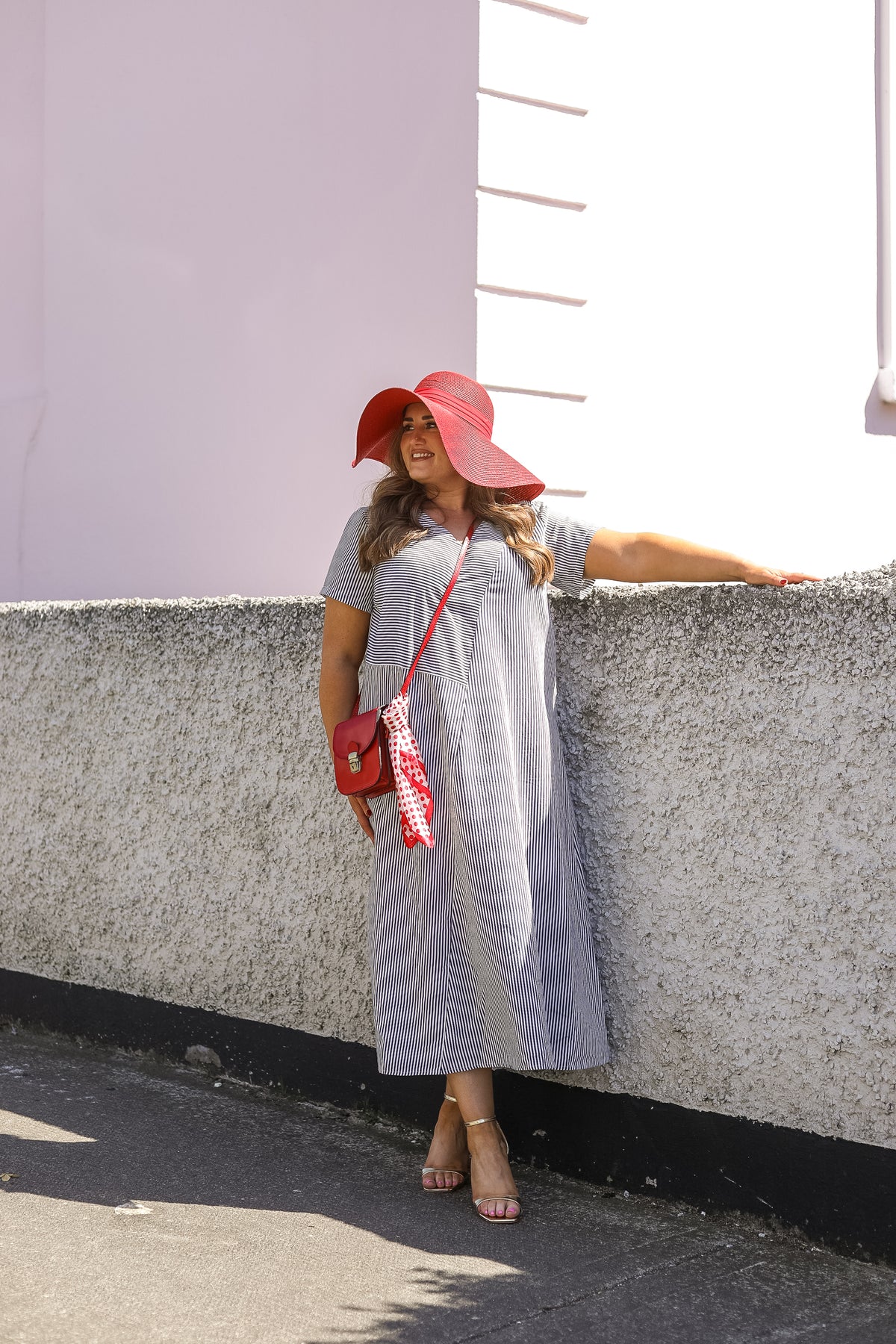PERUZZI Cross Line Dress