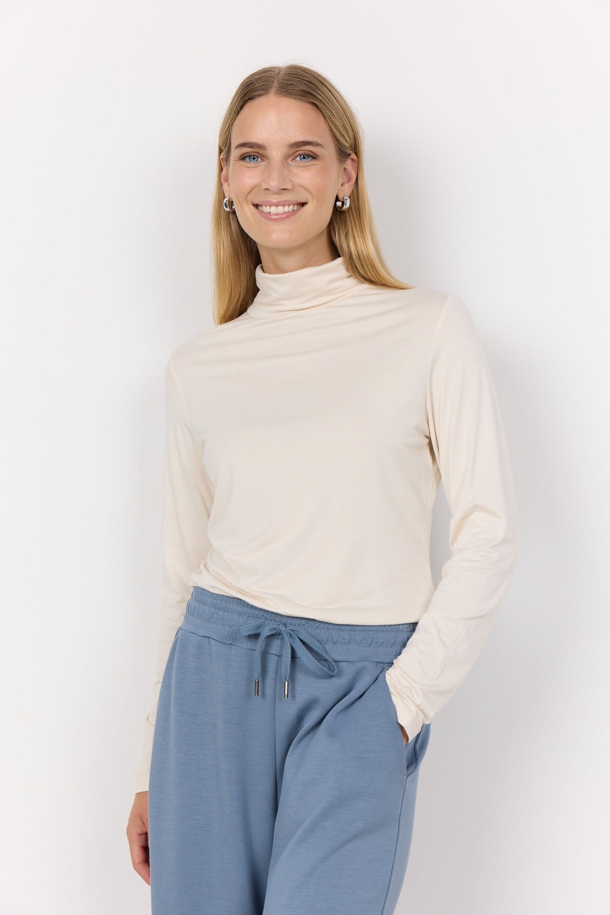 Soyaconcept Jersey Polo Neck
