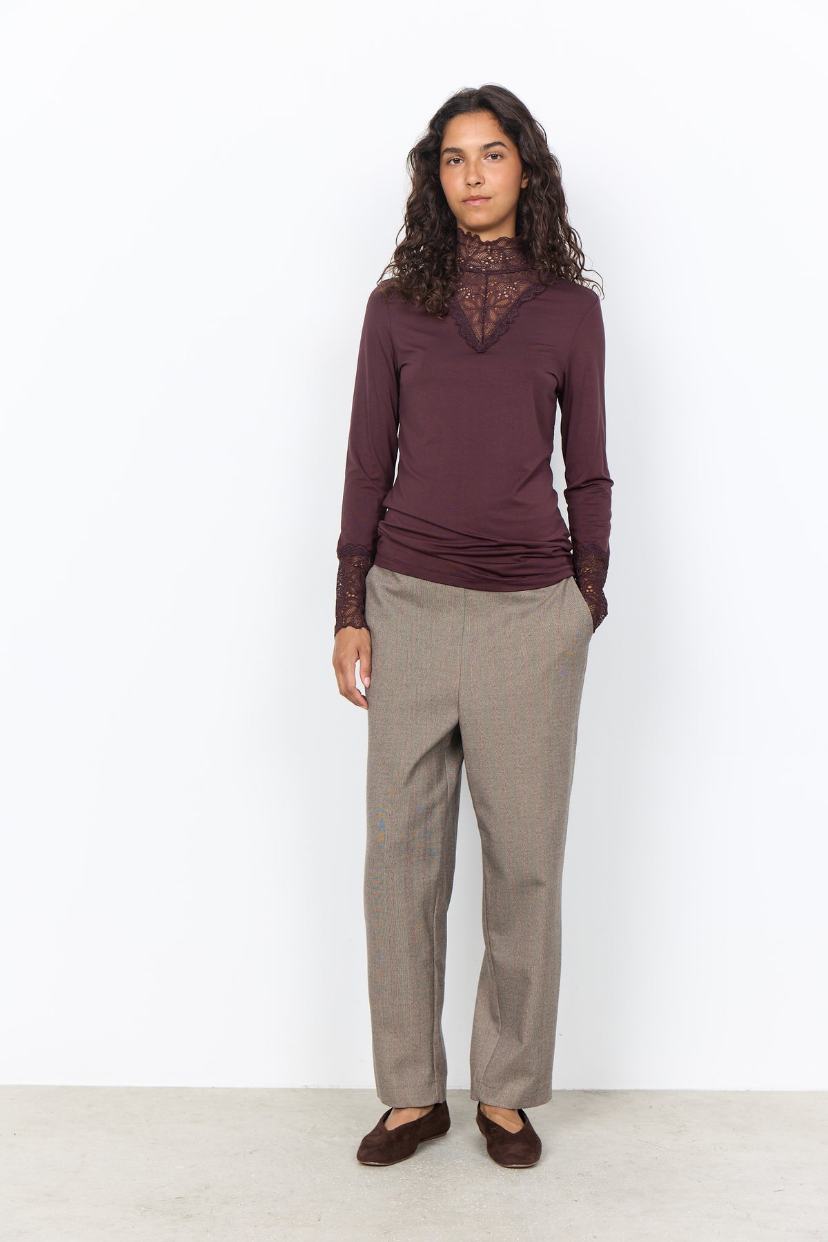 Soyaconcept Funnel Neck Lace Basic