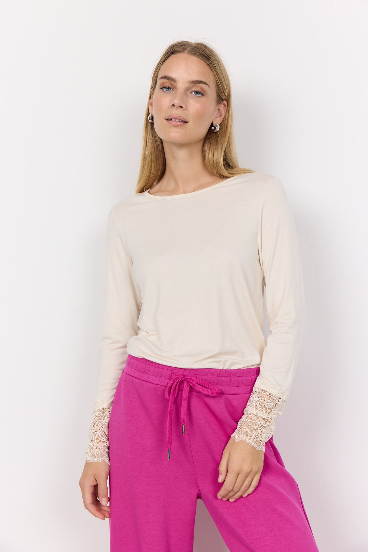 Soyaconcept Lace Cuff Top
