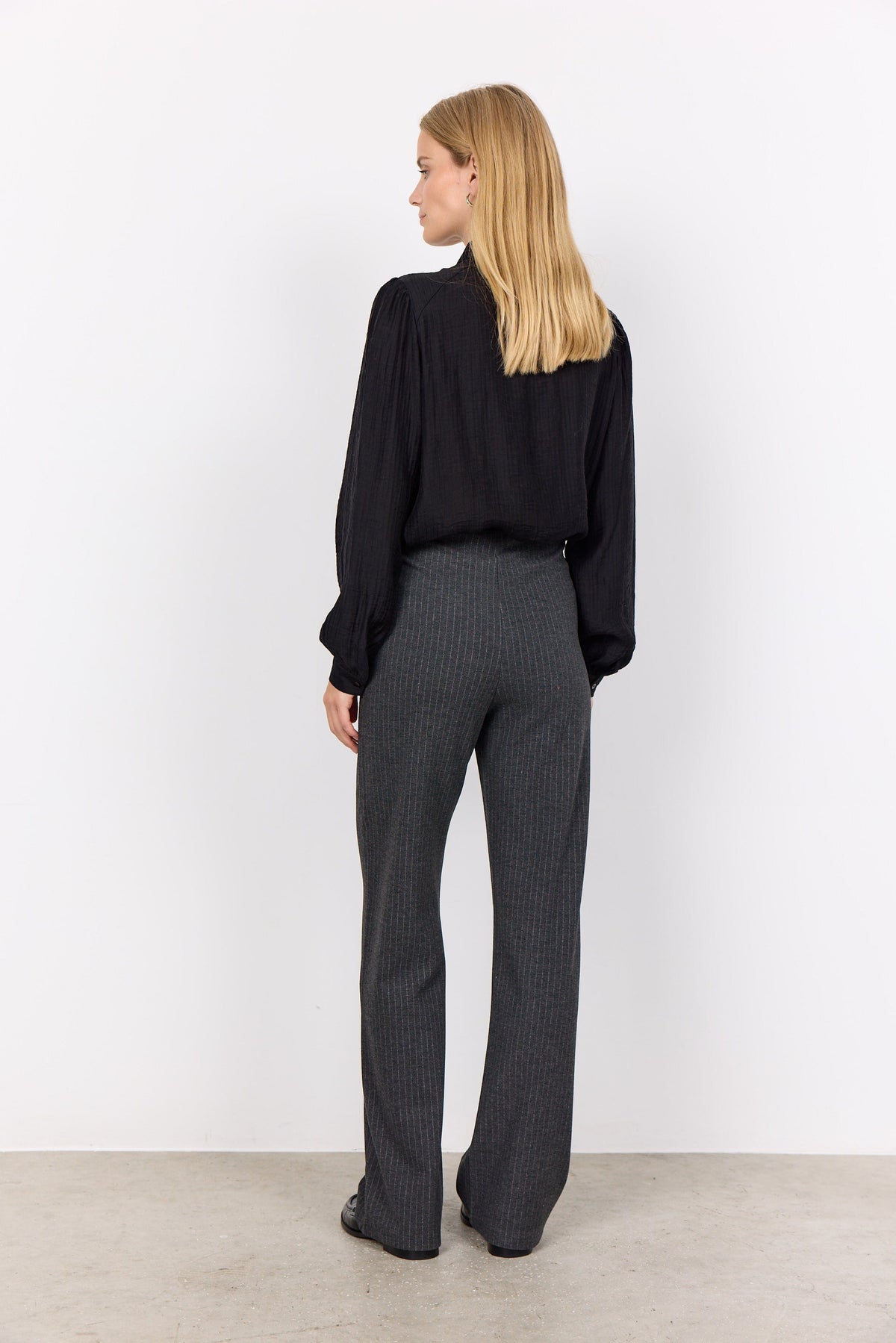 Soyaconcept Pinstripe Stretch Trouser