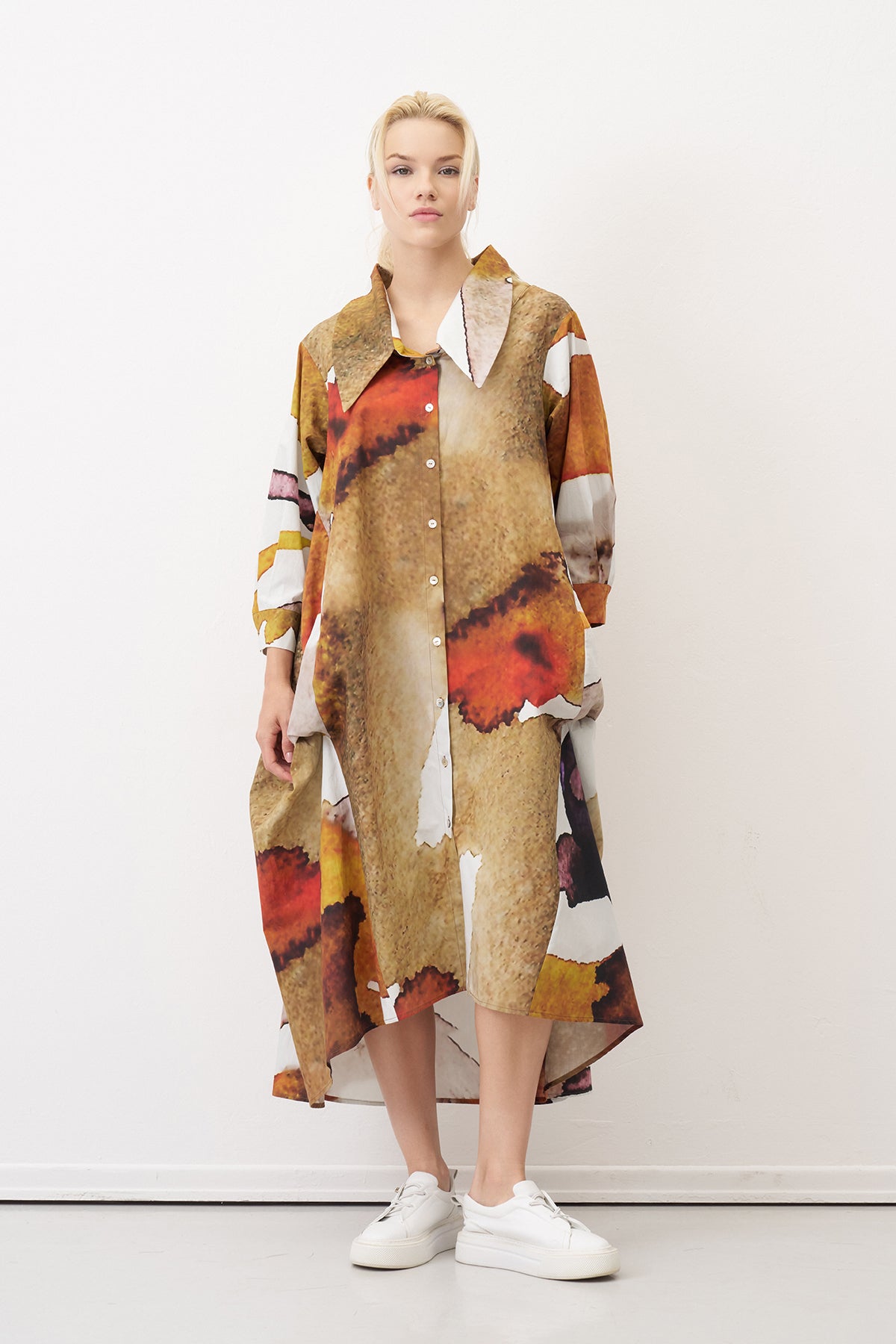 BIZE Glass Print Coat