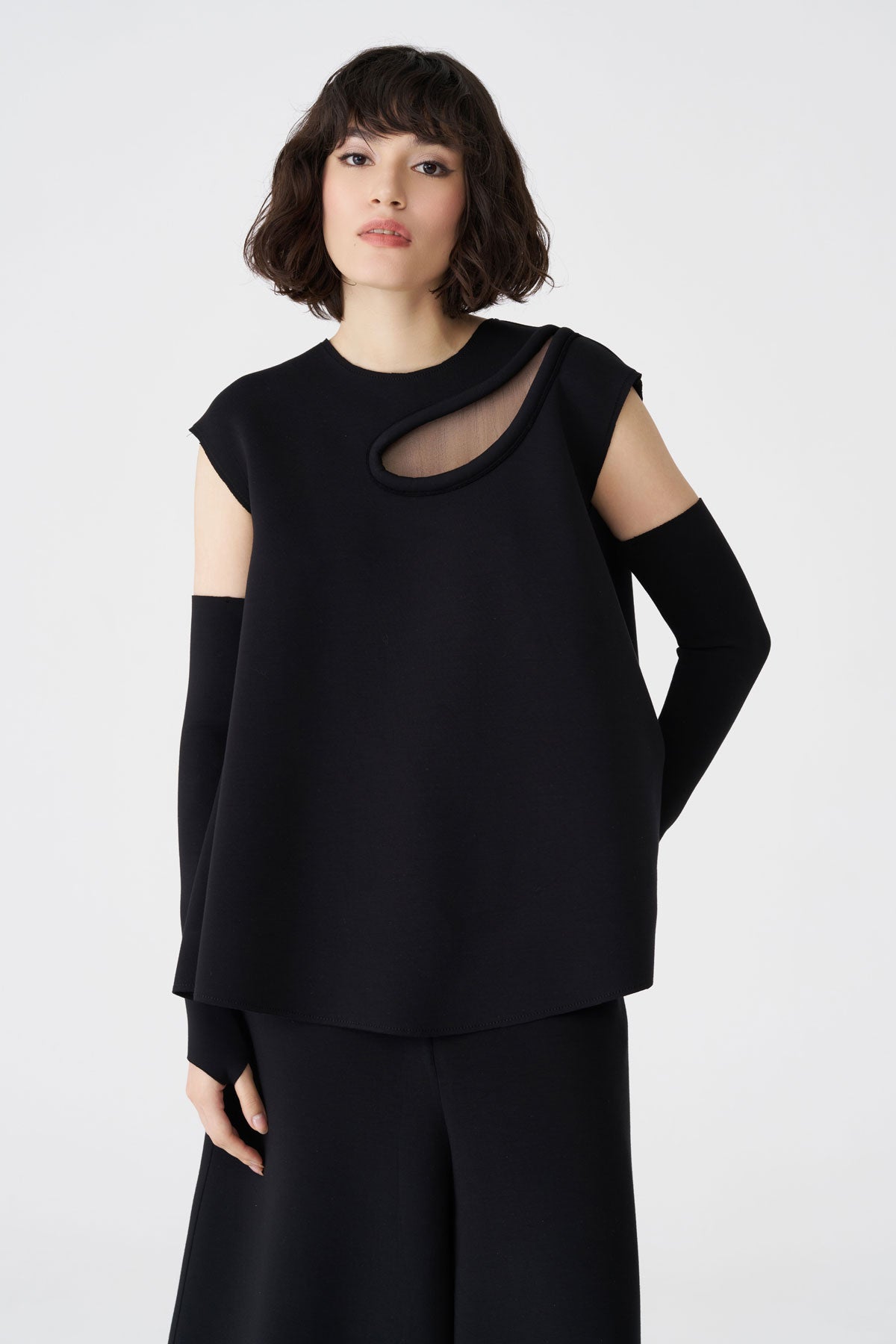 Bize Keyhole Top
