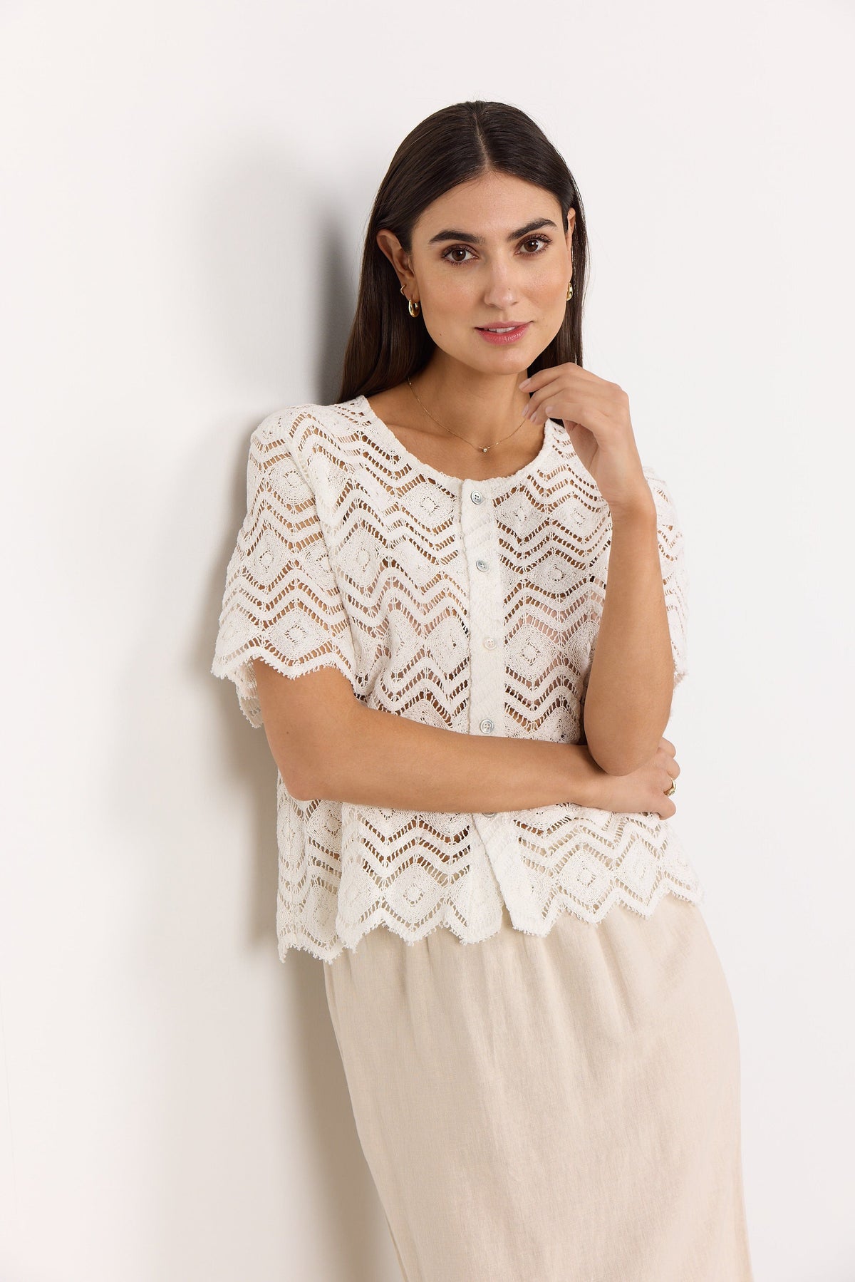 Soyaconcept Crochet T-Shirt