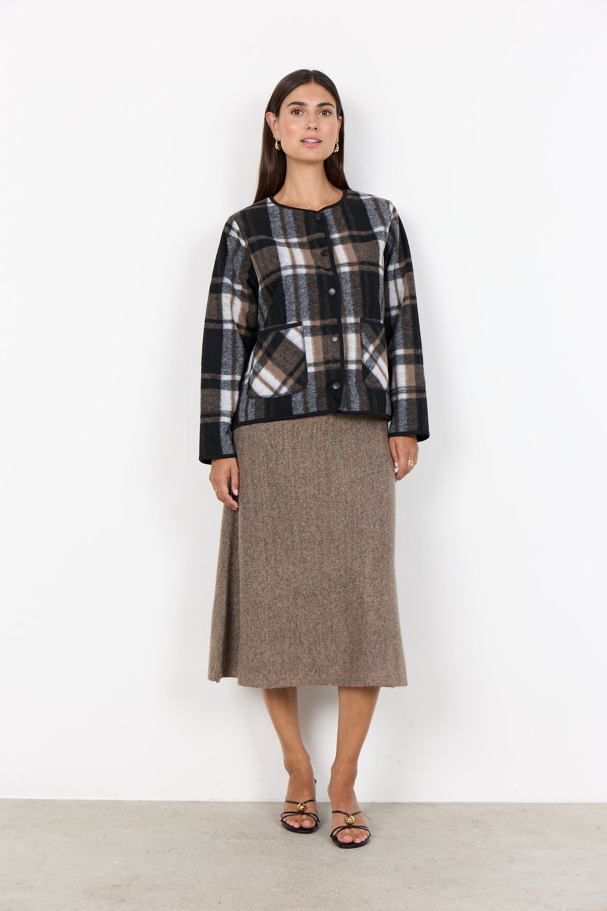 Soyaconcept Short Check Coat
