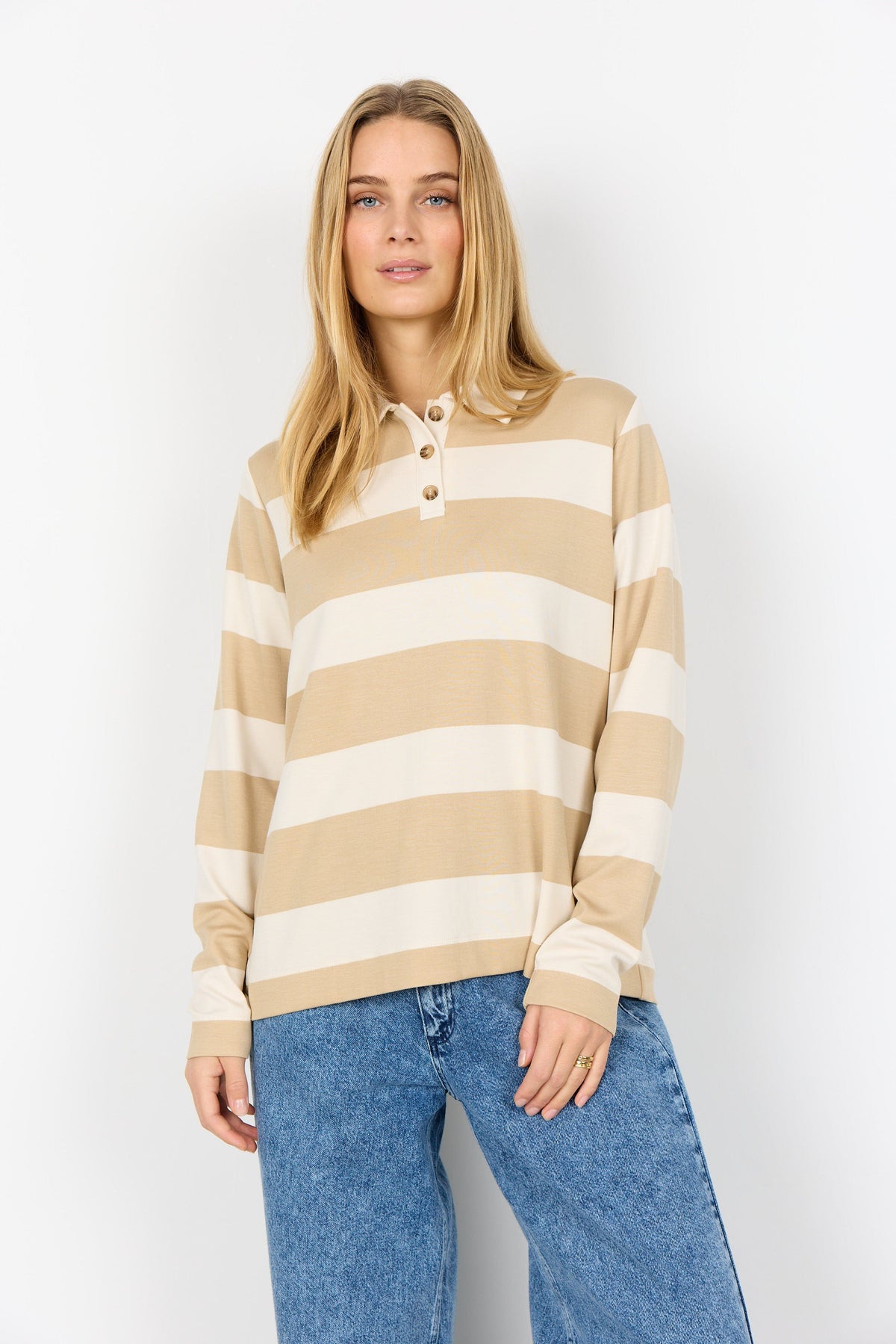 Soyaconcept Striped Rugby Top